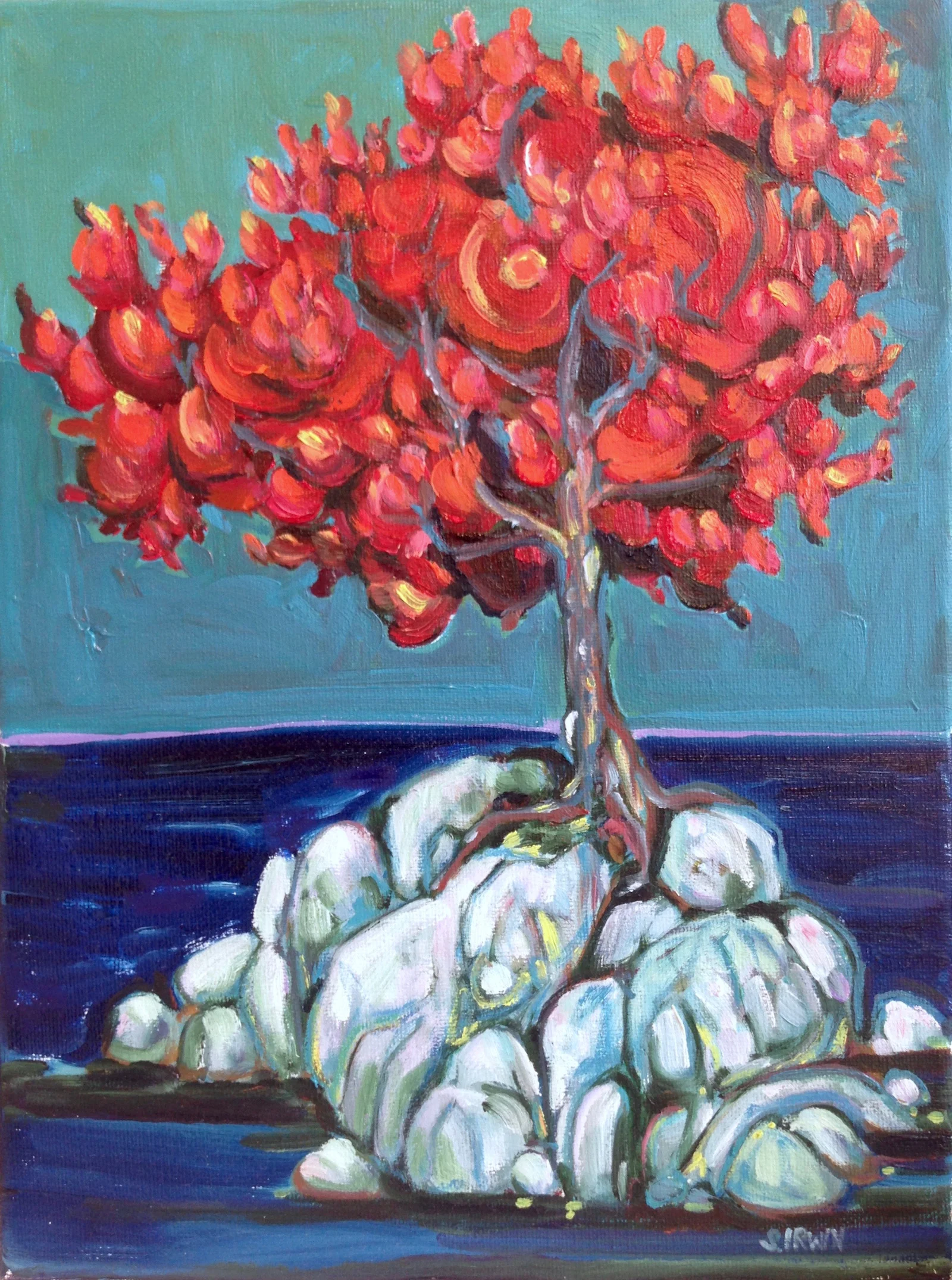 Sarah Irwin. Island Study October 2015