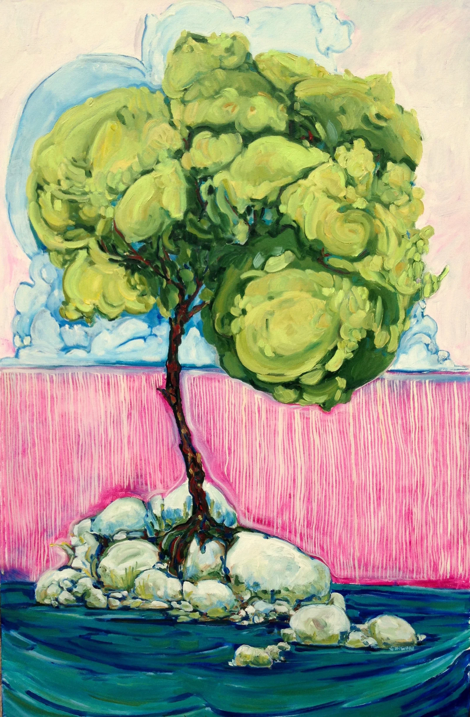 Sarah Irwin. Pink Rainfall