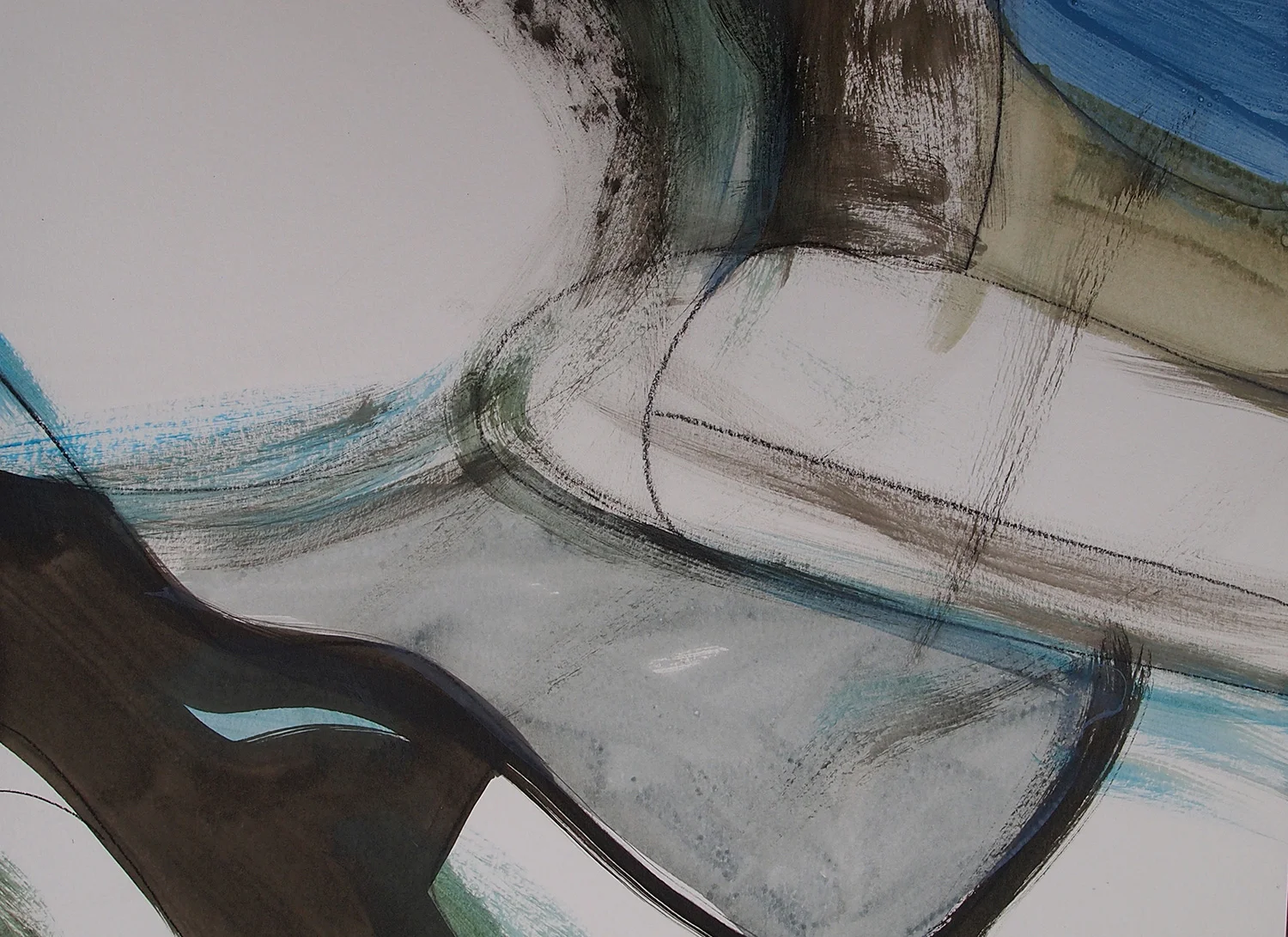 Bone Stream (quadriptych) detail