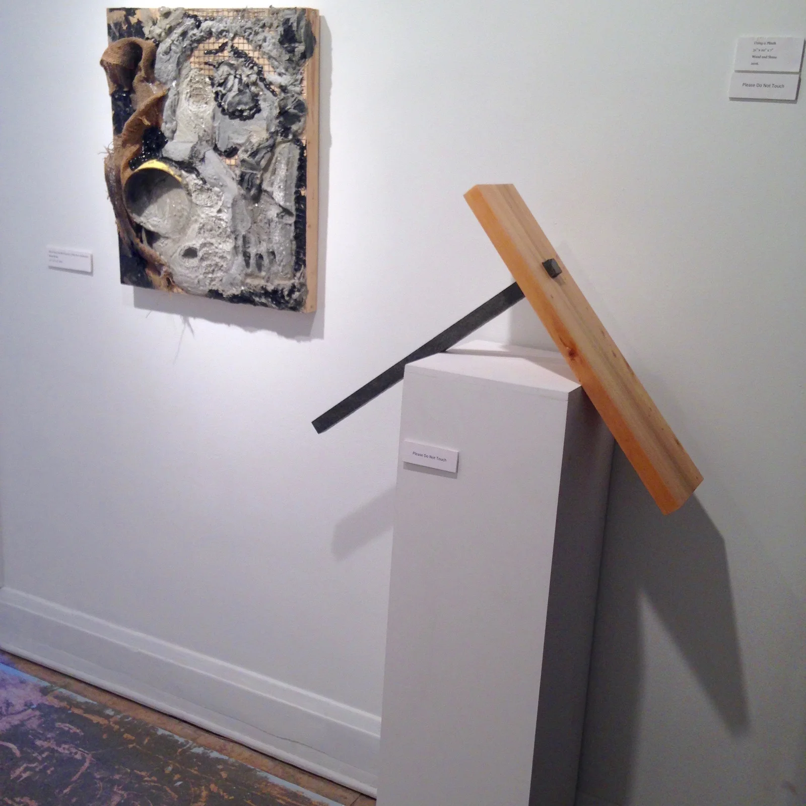 Installation view of Equate