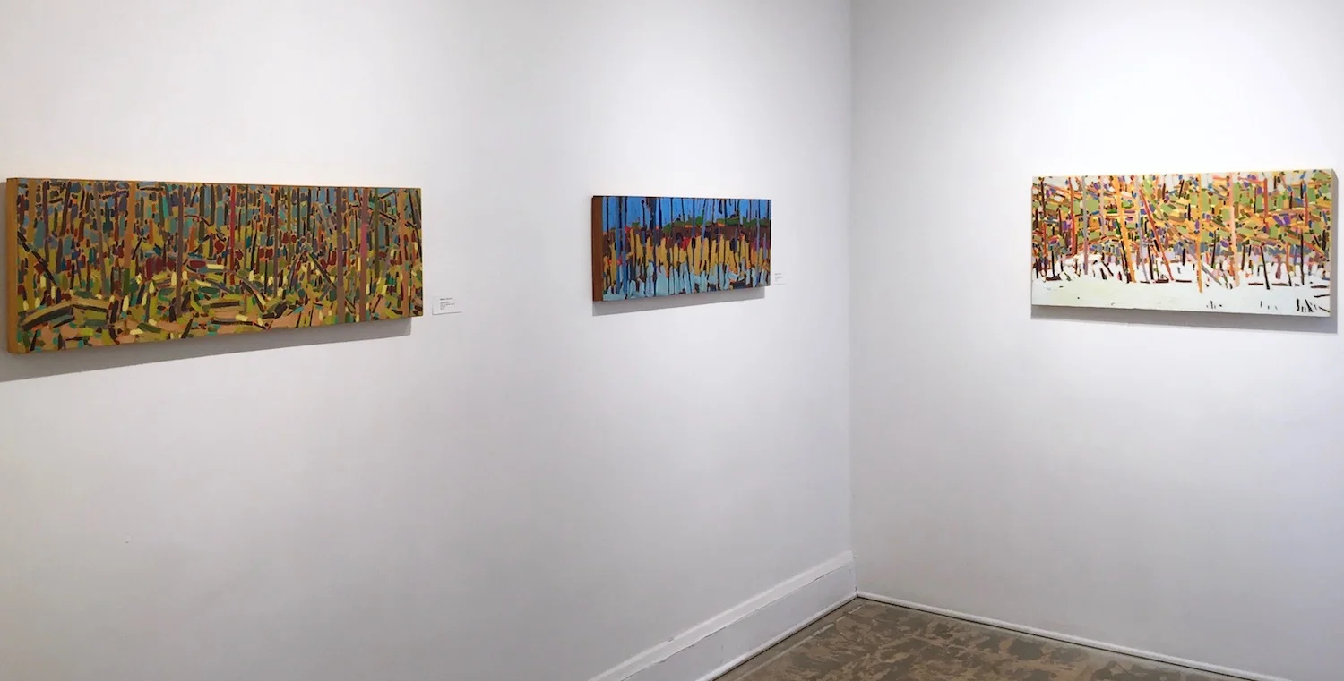 Installation View of Bewabon Shilling: Trees