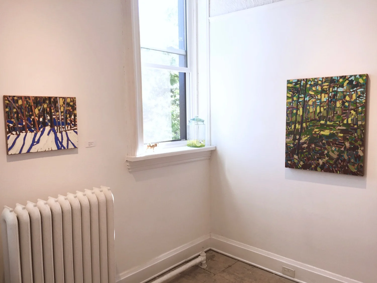 Installation View of Bewabon Shilling: Trees