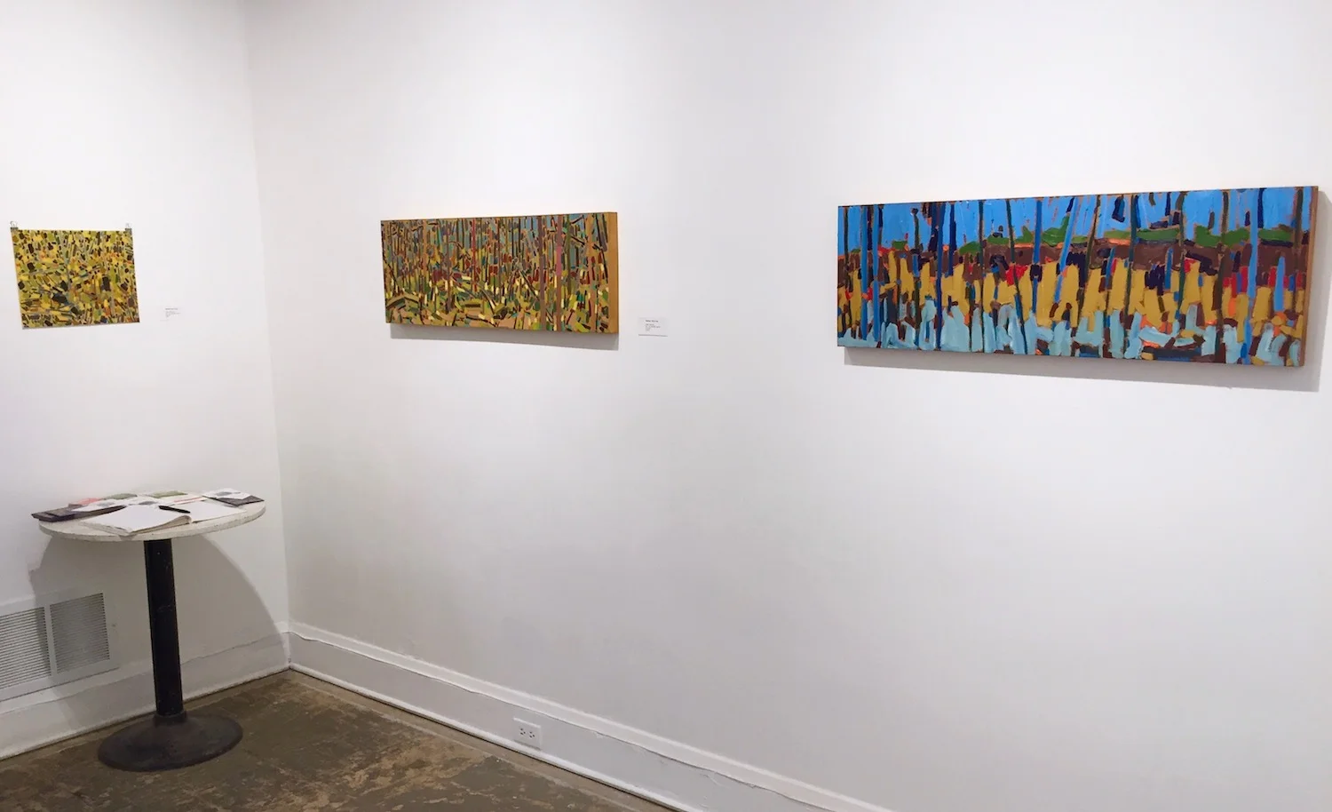 Installation View of Bewabon Shilling: Trees