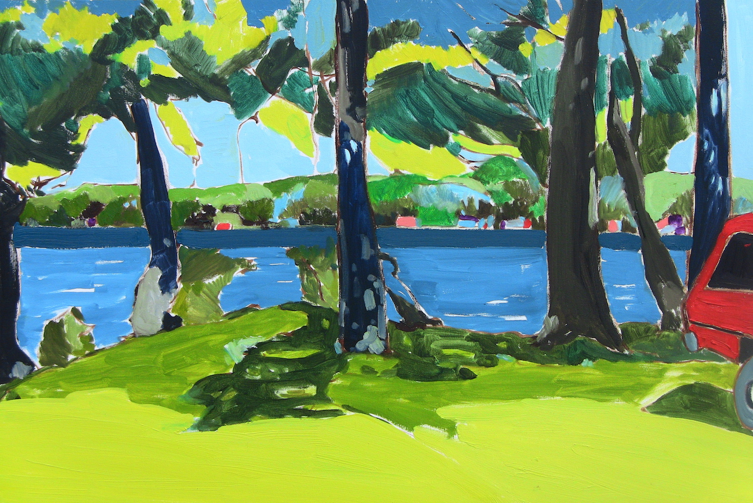 Red Truck at the Point