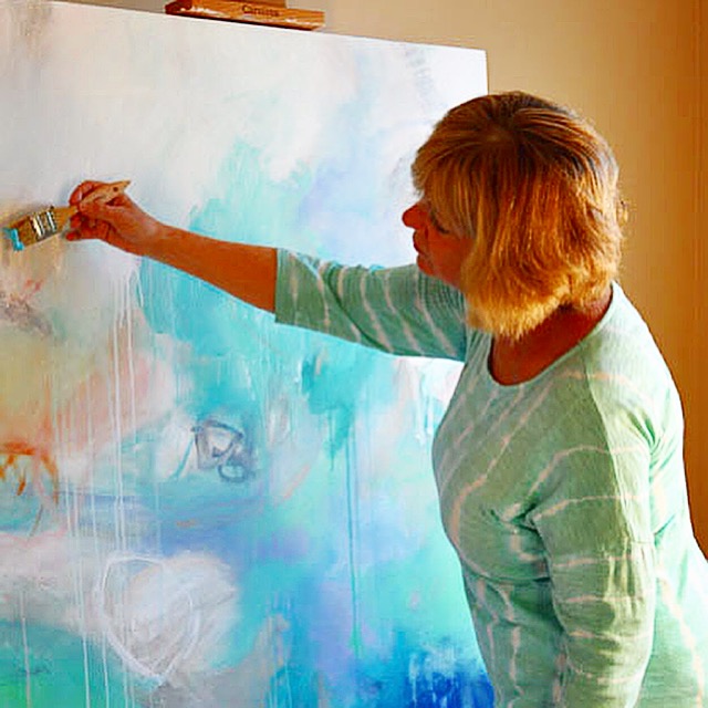 When working large, I get a sense that I can almost step right inside the canvas.