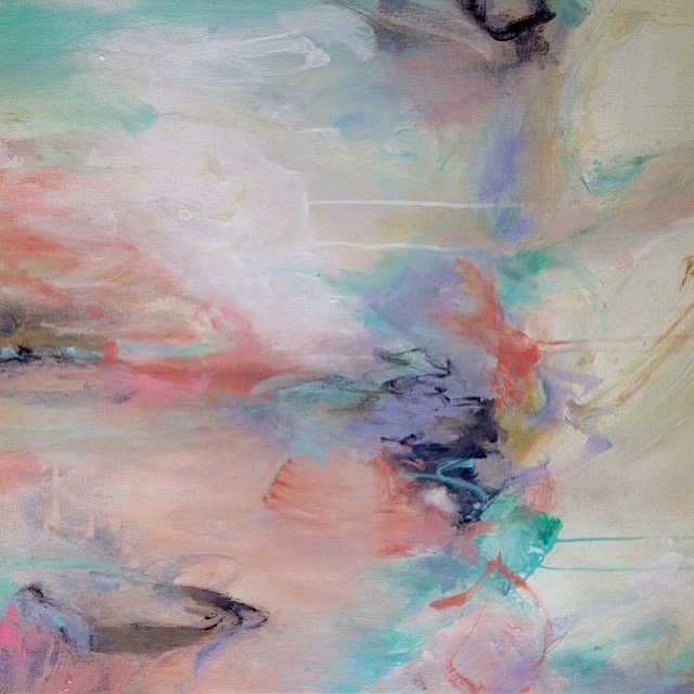 Flamingo Road 24" x 24" JF Art Gallery, SOLD