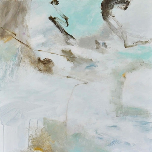 Almost Simply White 24" x 24" JF Art Gallery, WPB, SOLD