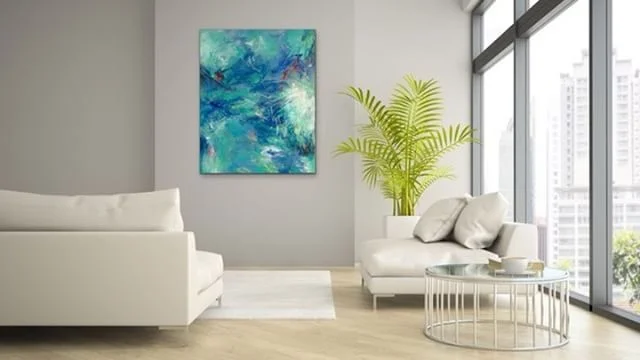 "My Blue Heaven" 48"x36"