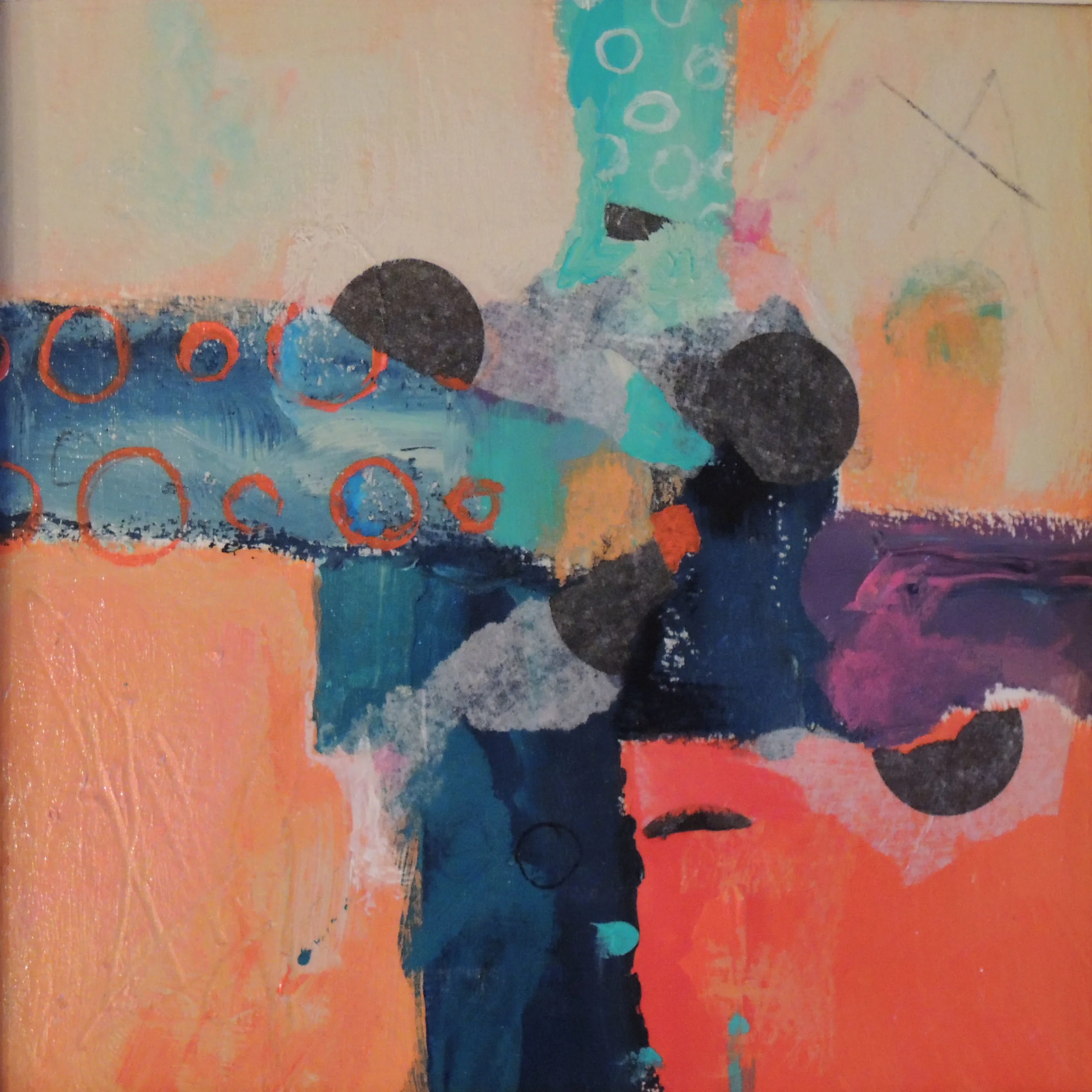 “Bright Laughter” 6”x6” SOLD