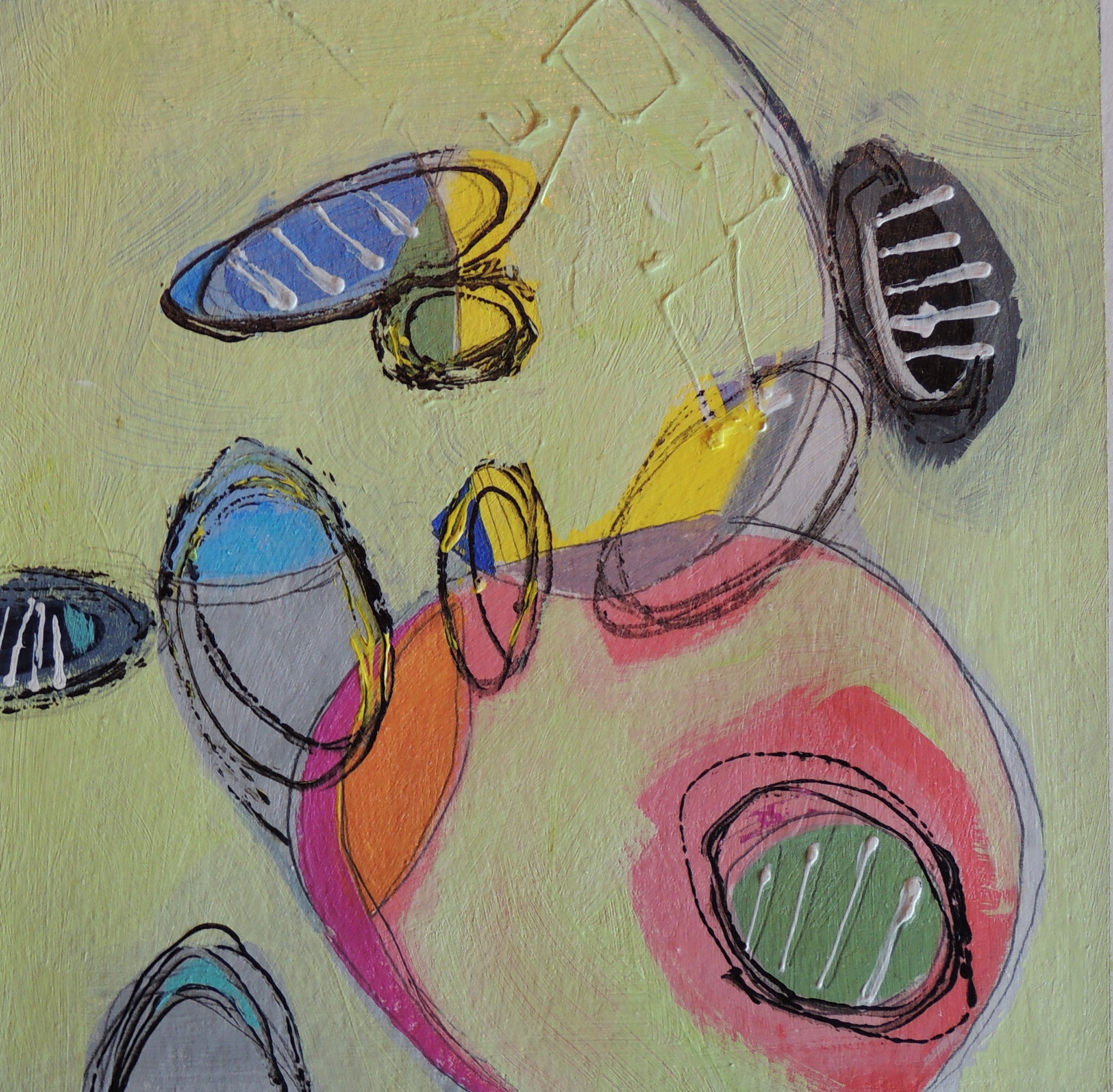 “Pistachio Parfait” 6”x6” Price Upon Request
