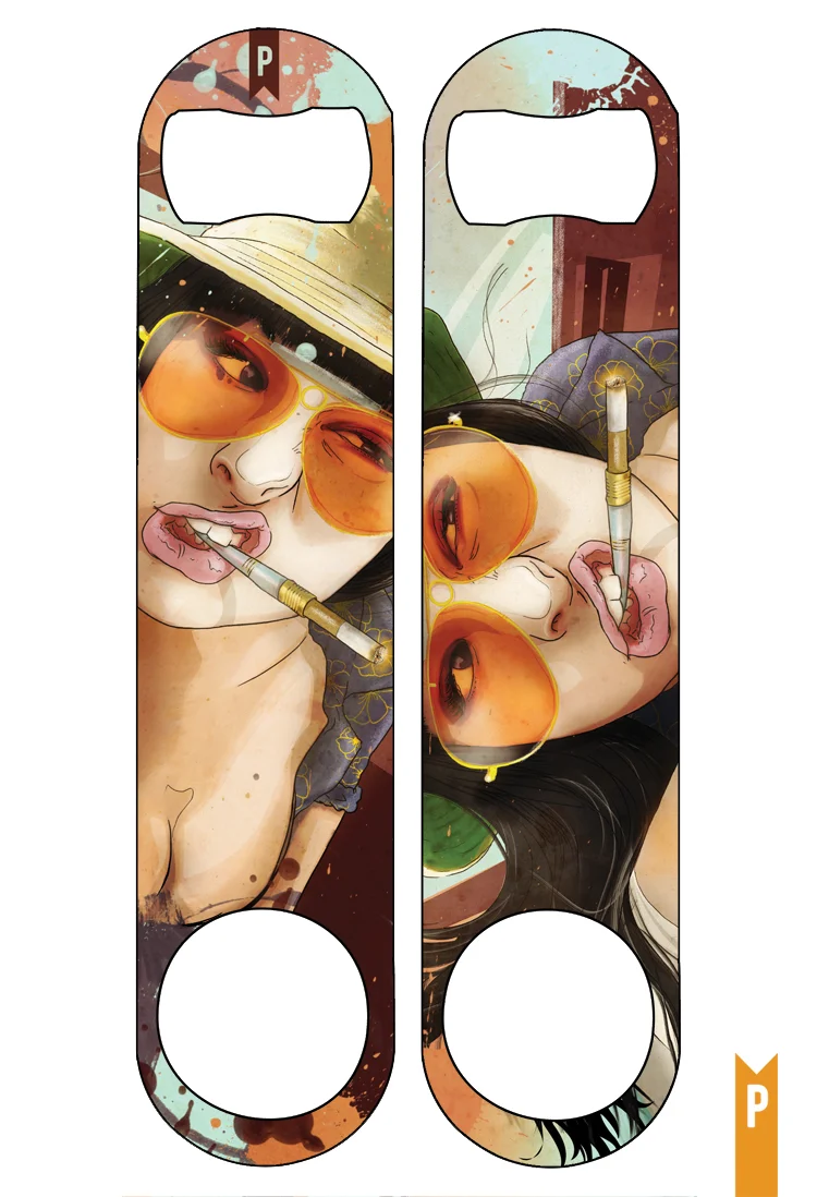 Fear and Bailey in Las Vegas Bottle Opener