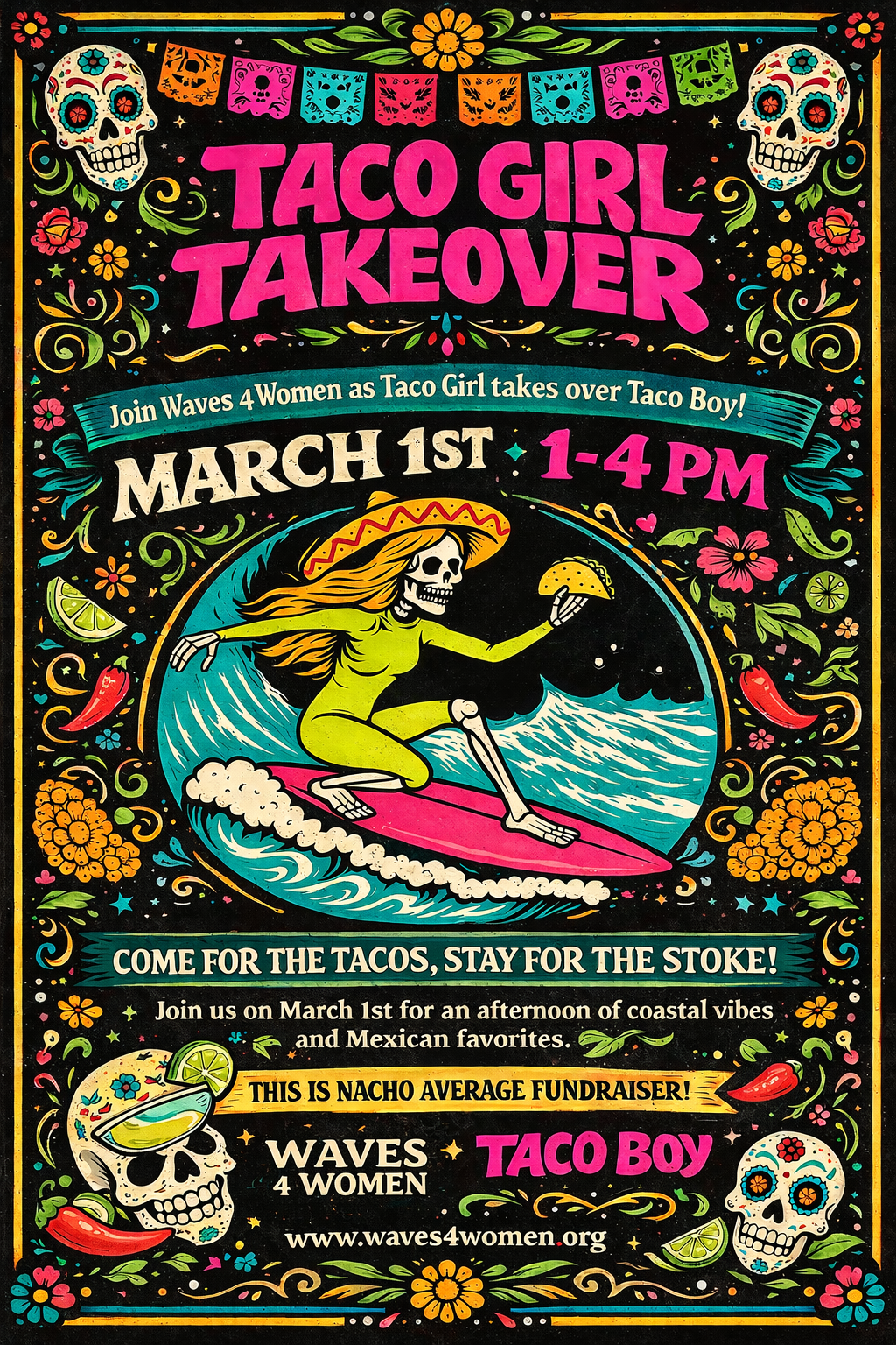 TACO GIRL TAKEOVER! @ Taco Boy, Folly Beach