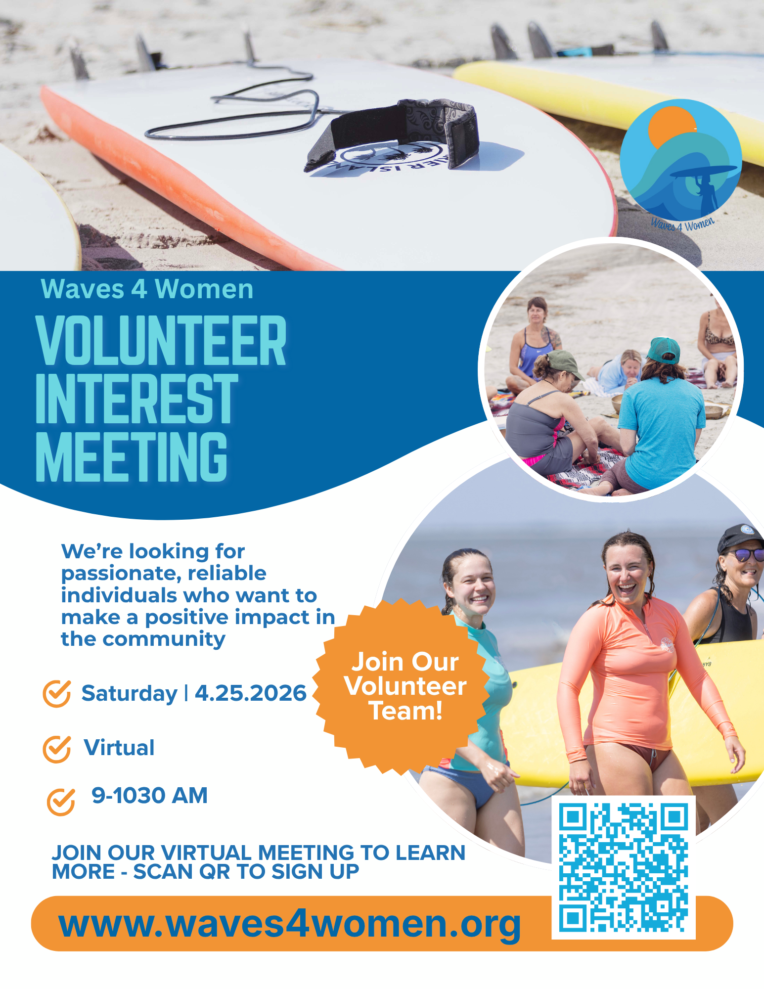 Volunteer Information Meeting via Zoom