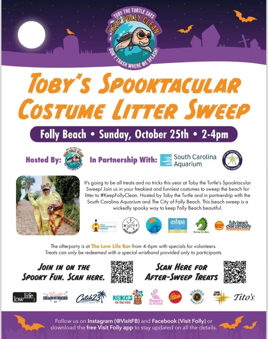 Toby's Spooktacular Costume Litter Sweep