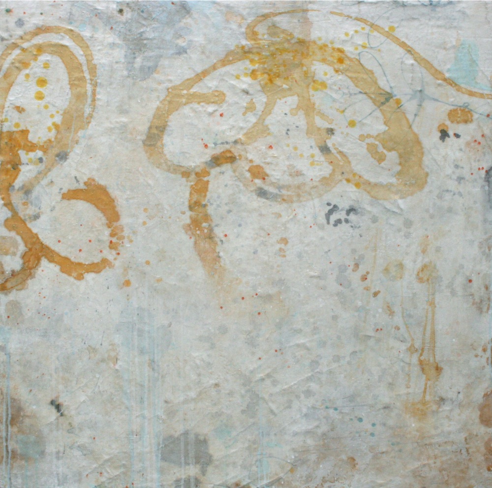 dandelion I mixed media / panel 36 x 36 x 2