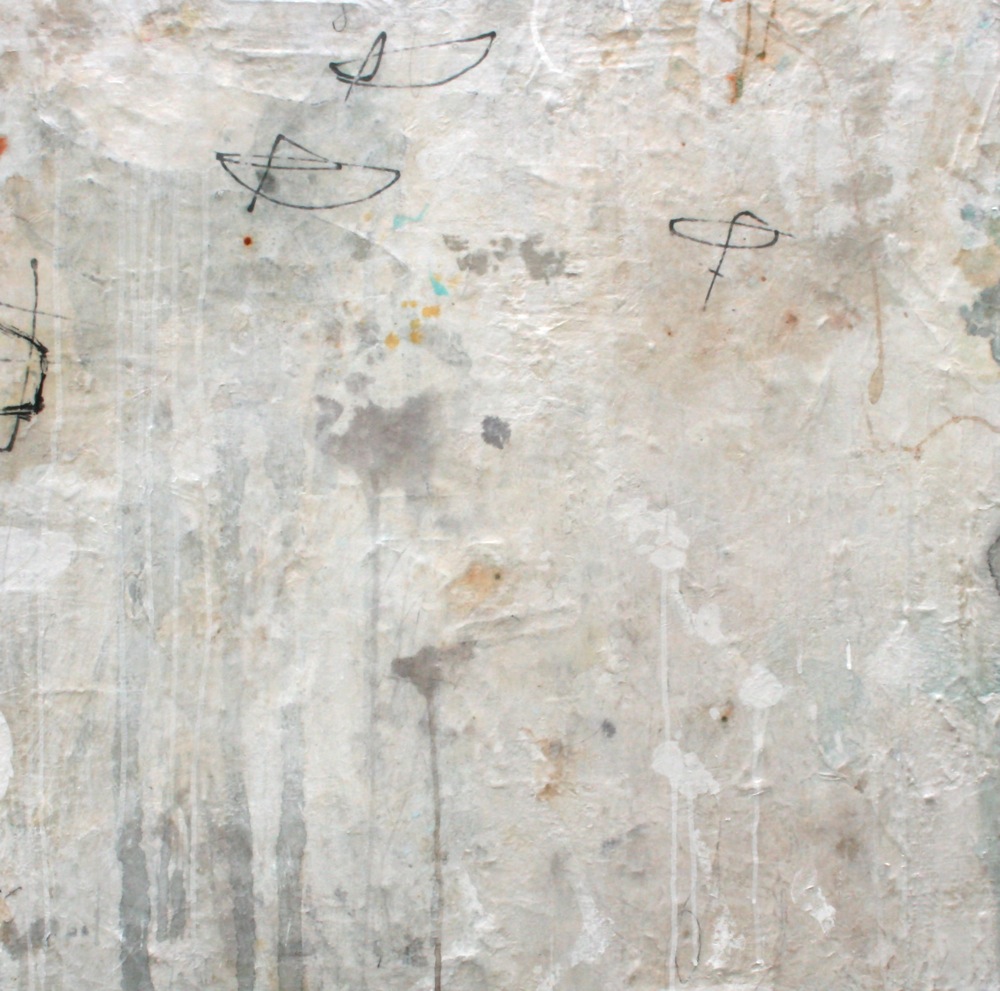 little vessels mixed media on panel 30 x 30 x 3