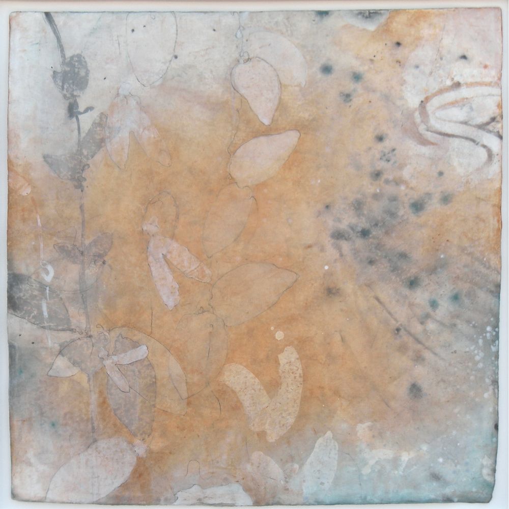 thin space mixed media / paper 36 x 36