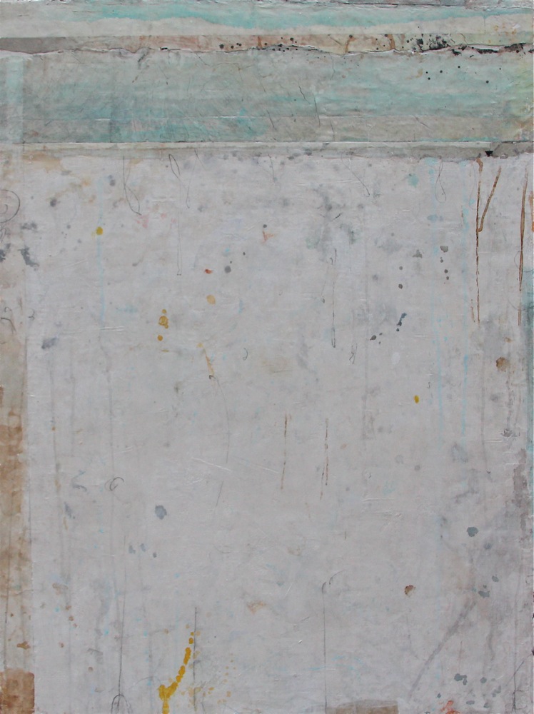 celestial land mixed media on panel 36 x 24 x 2 sold