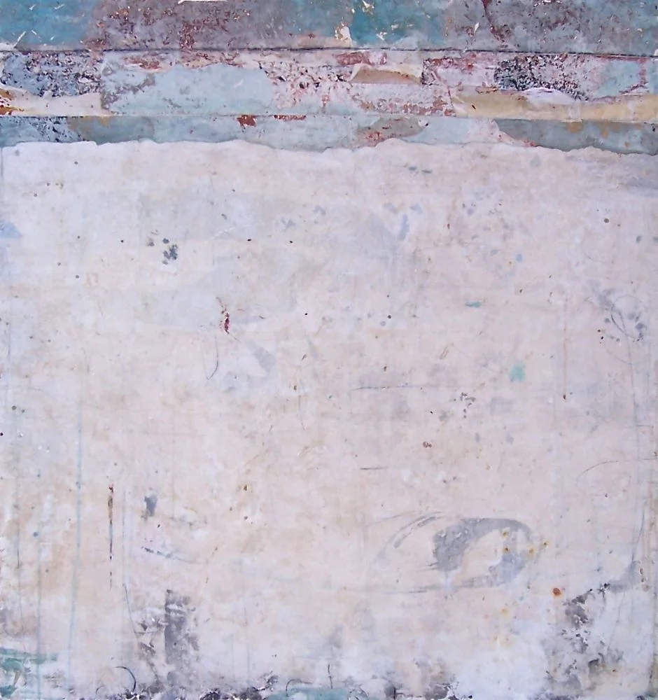 labyrinth mixed media on panel 48 x 44 x 2 sold