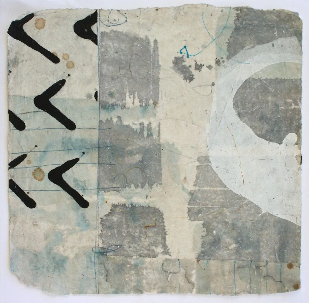 arial view mixed media / paper 20 x 20