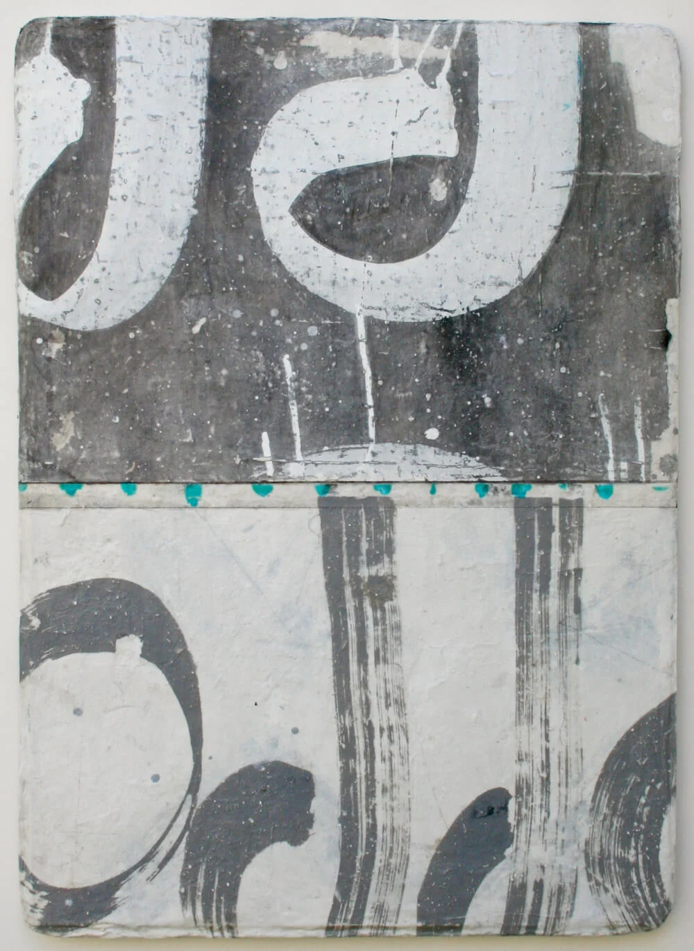 scribe mixed media / paper / wood 26 x 19 x 1
