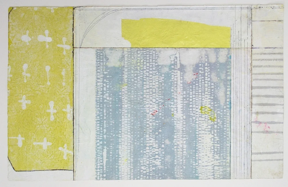  veil mixed media on paper 25 x 17 . .