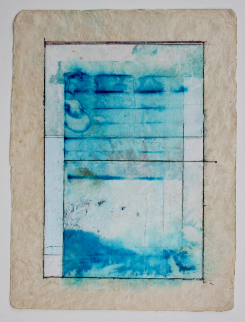 nectar mixed media on paper 12 x 9 . .