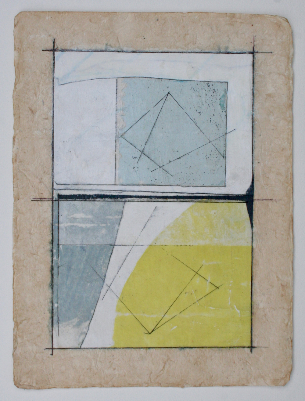 reflection mixed media on paper 12 x 9 sold . .