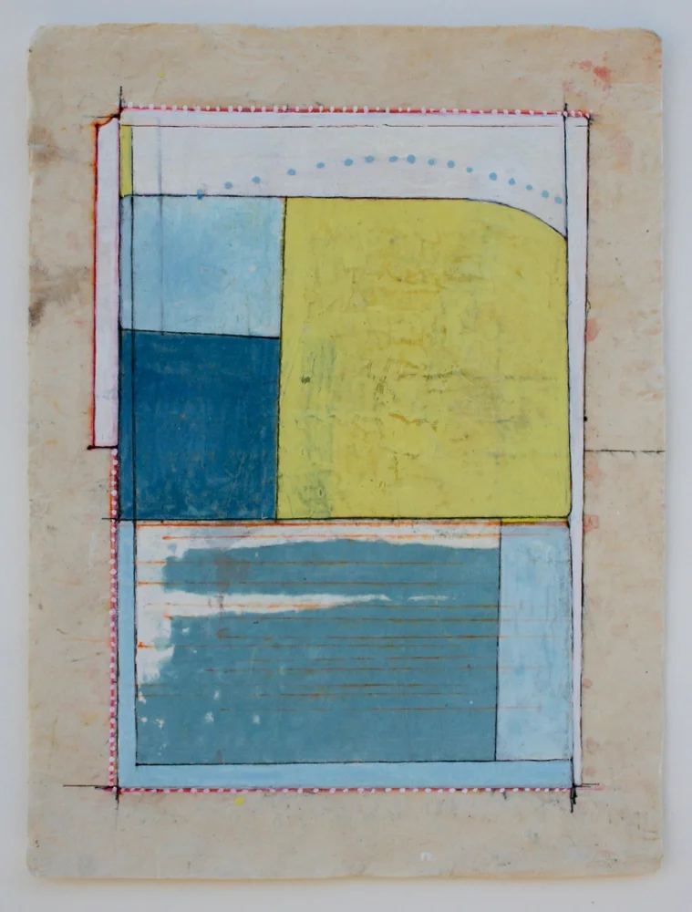 oceanpark mixed media on paper 12 x 9 sold . .