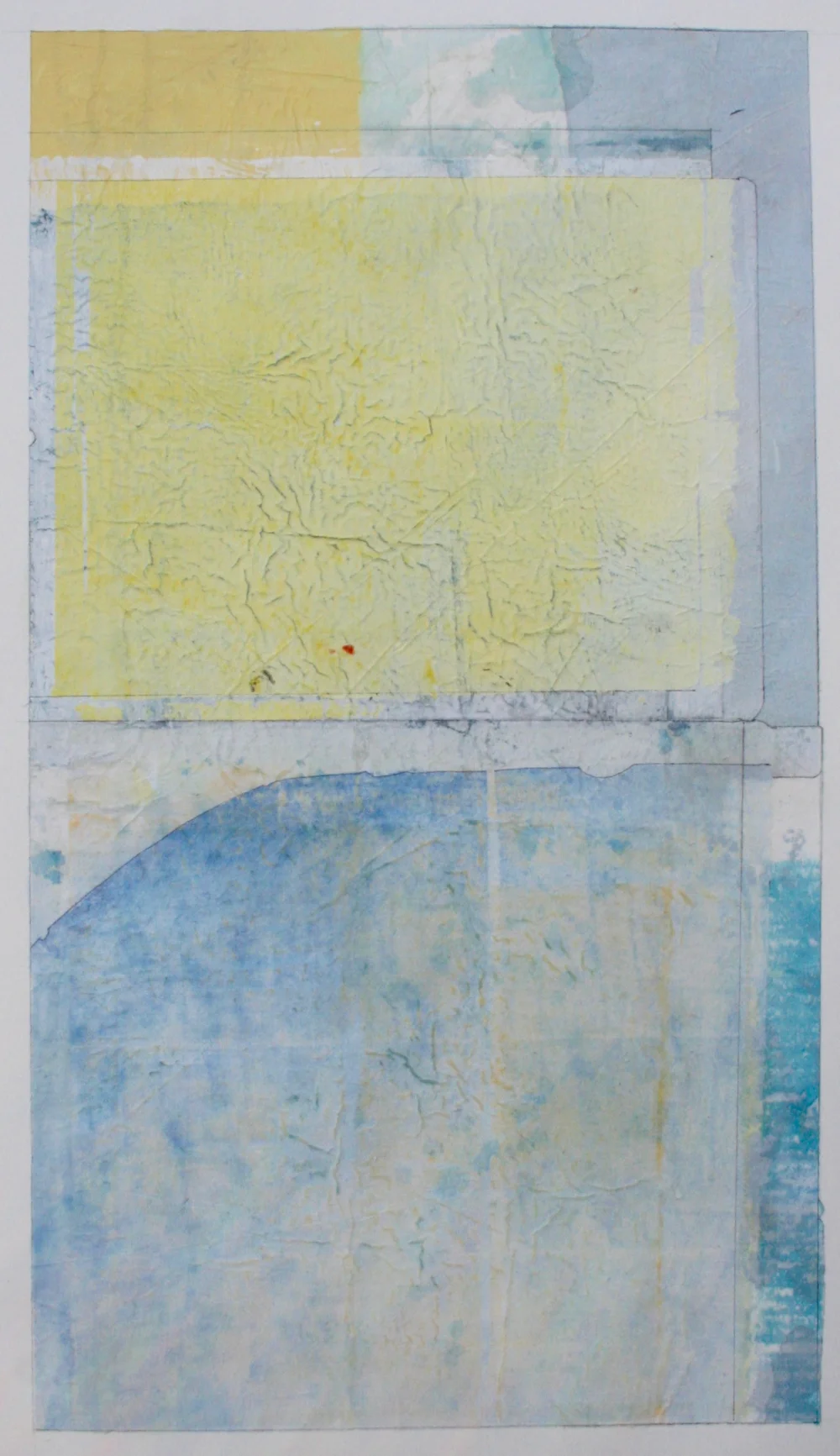        gold coast  mixed media on paper  40 x 26  .  . 