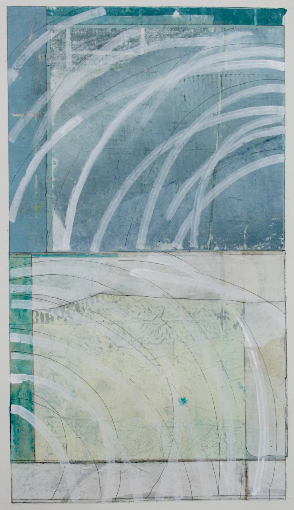  &nbsp;  &nbsp;flow  mixed media on paper  40 x 26  .  .  &nbsp; 