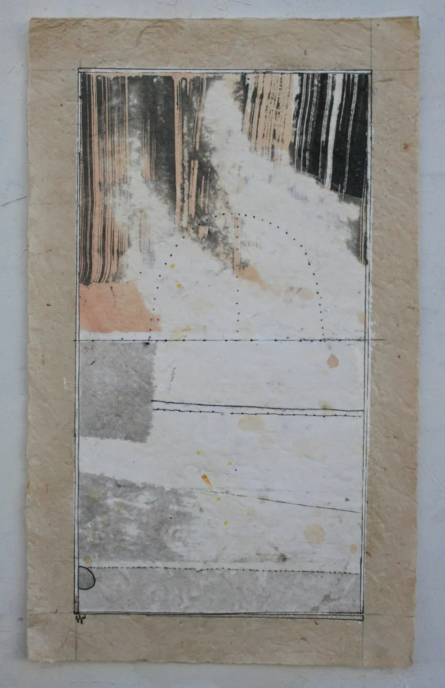vata VII mixed media on Tibetan paper 15 x 9 . . .