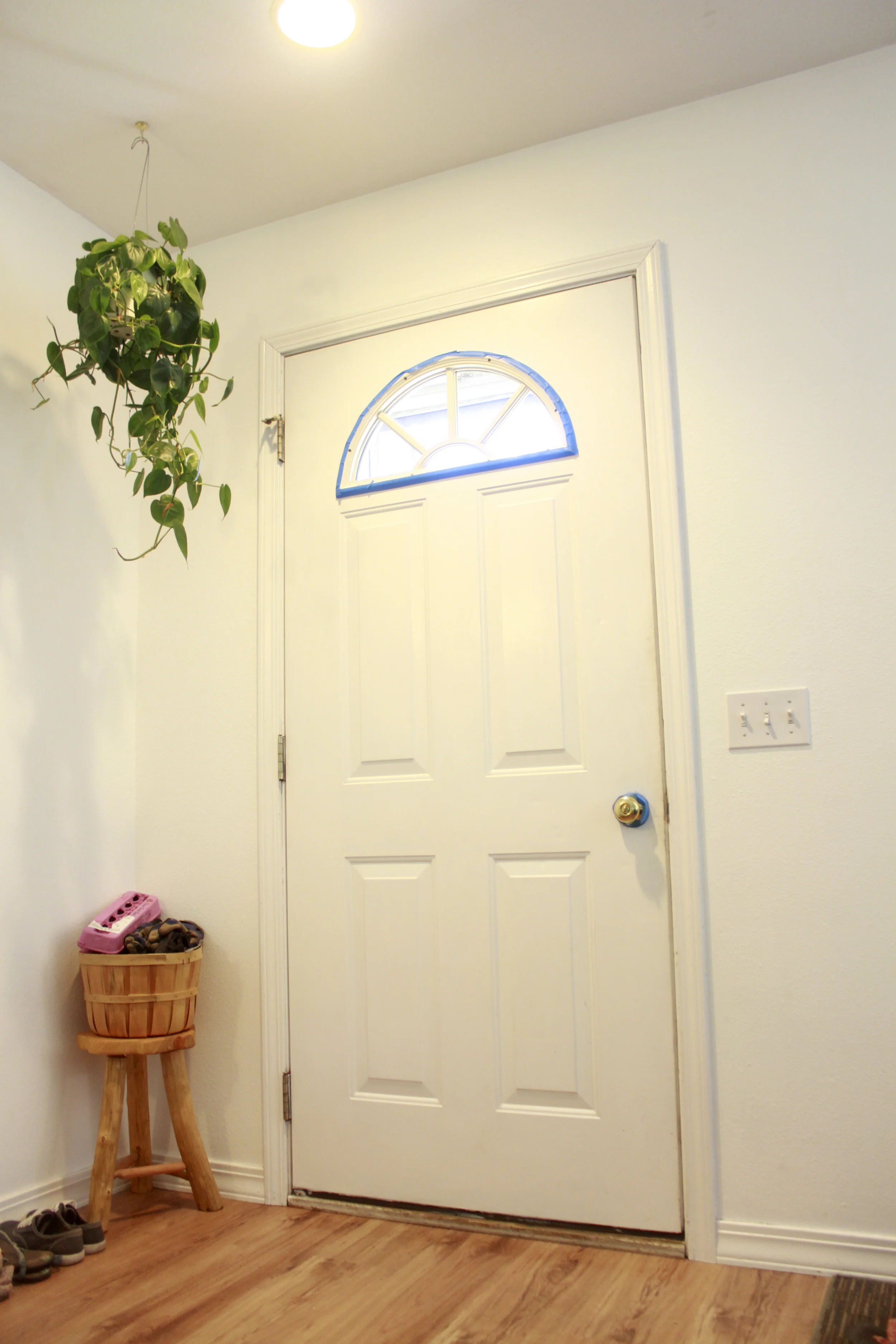 Before the painting began (I forgot to get a pre-prep picture - oops!)