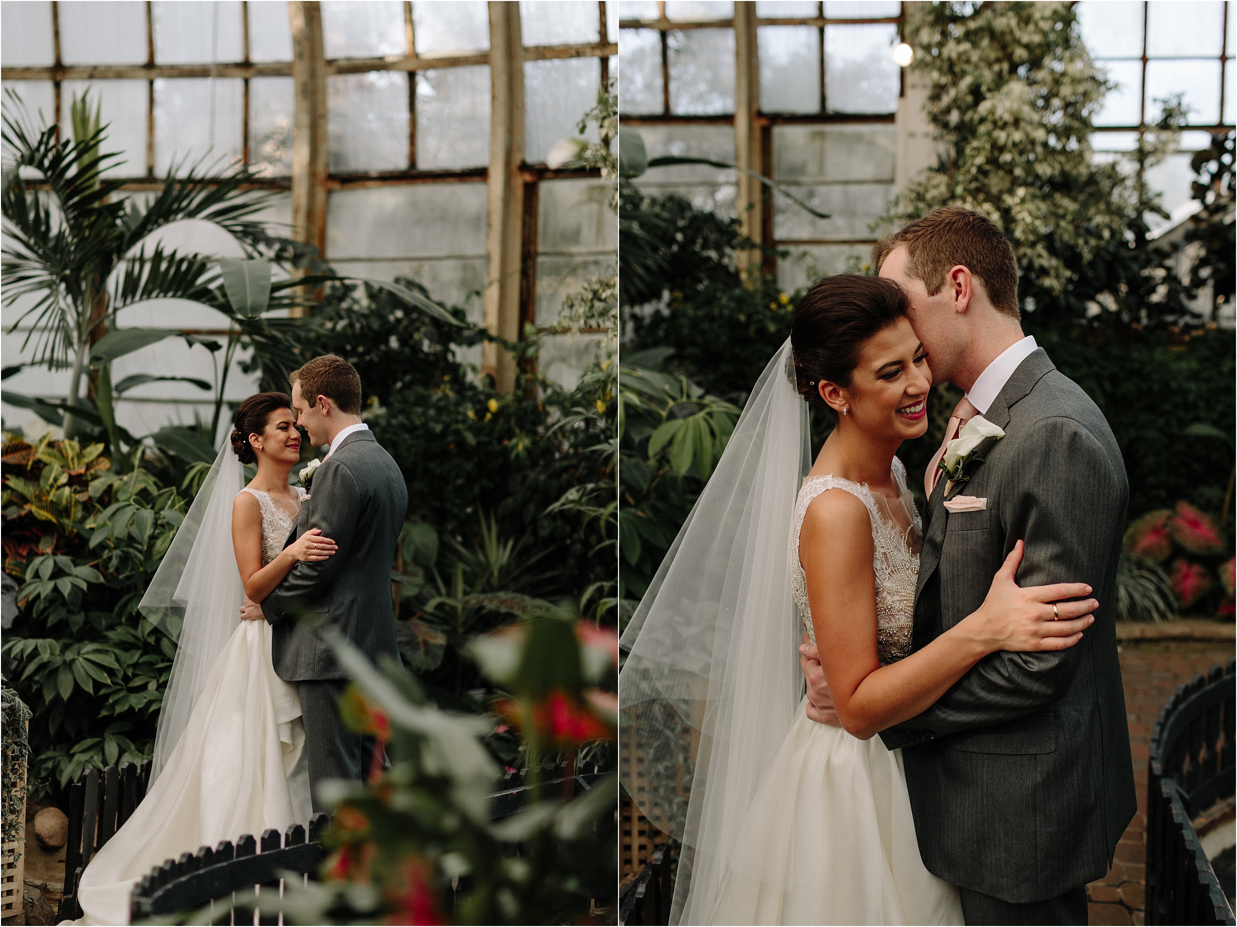 Lincoln Park Conservatory Chicago Wedding