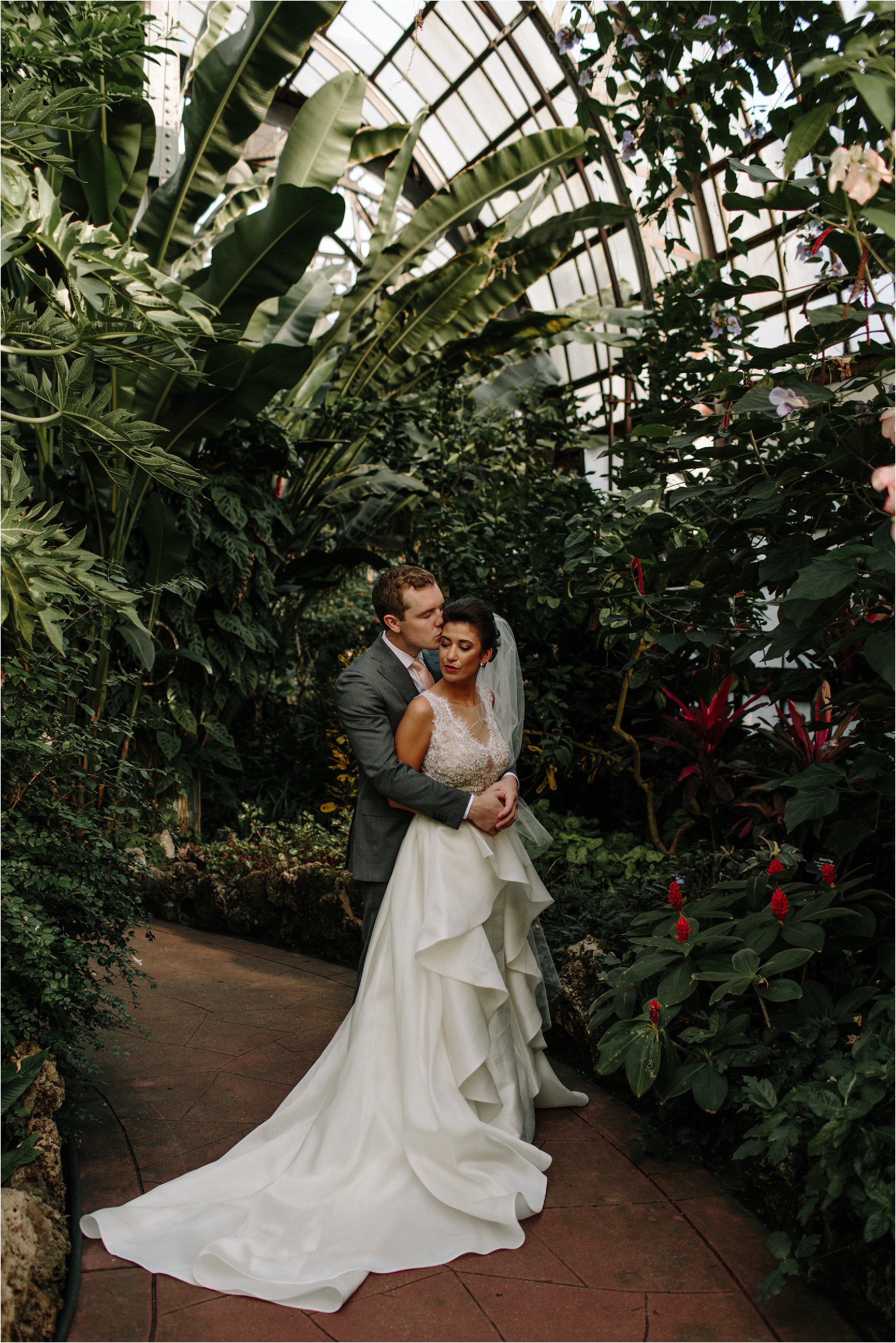 Lincoln Park Conservatory Chicago Wedding