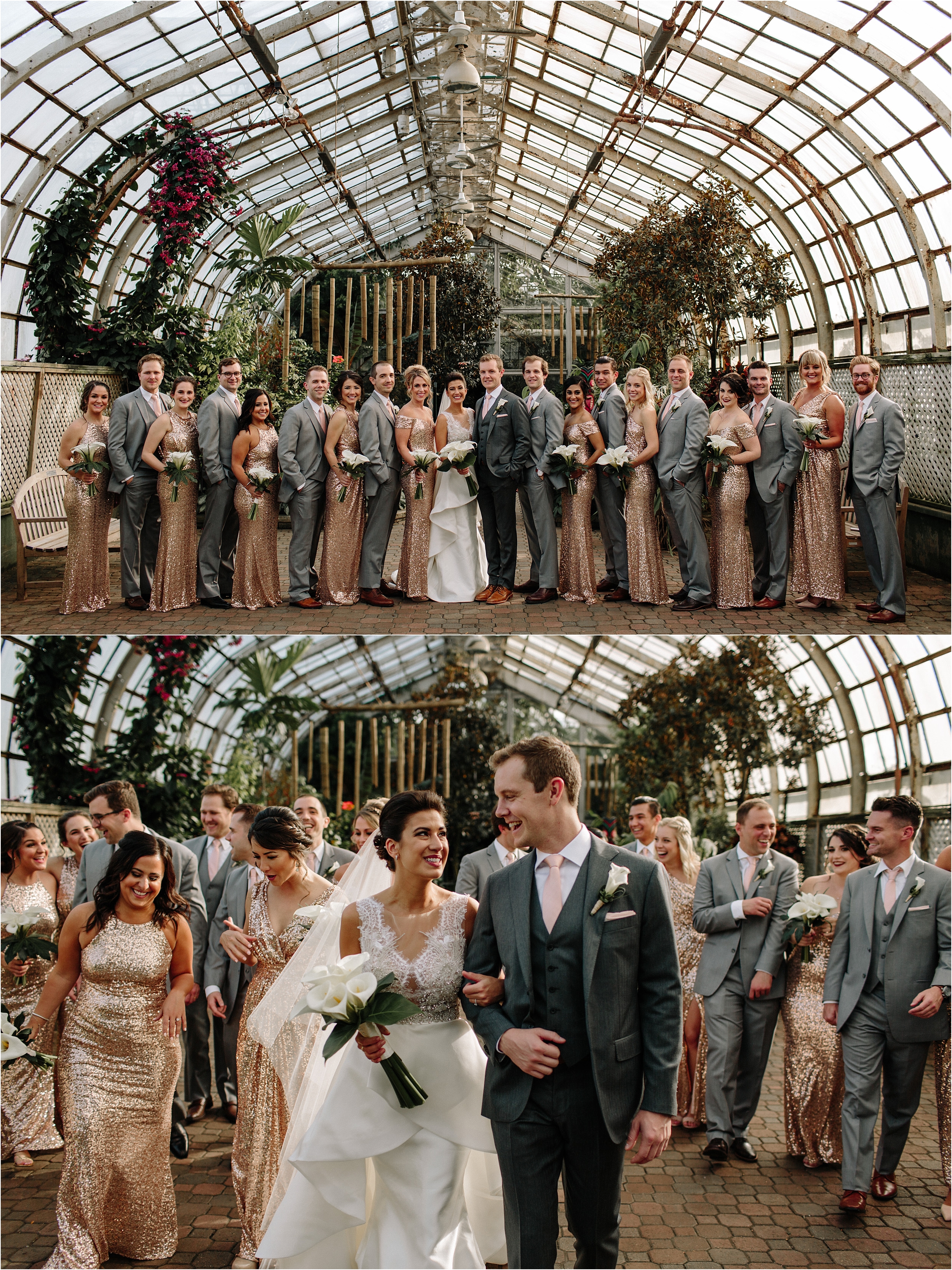 Lincoln Park Conservatory Chicago Wedding