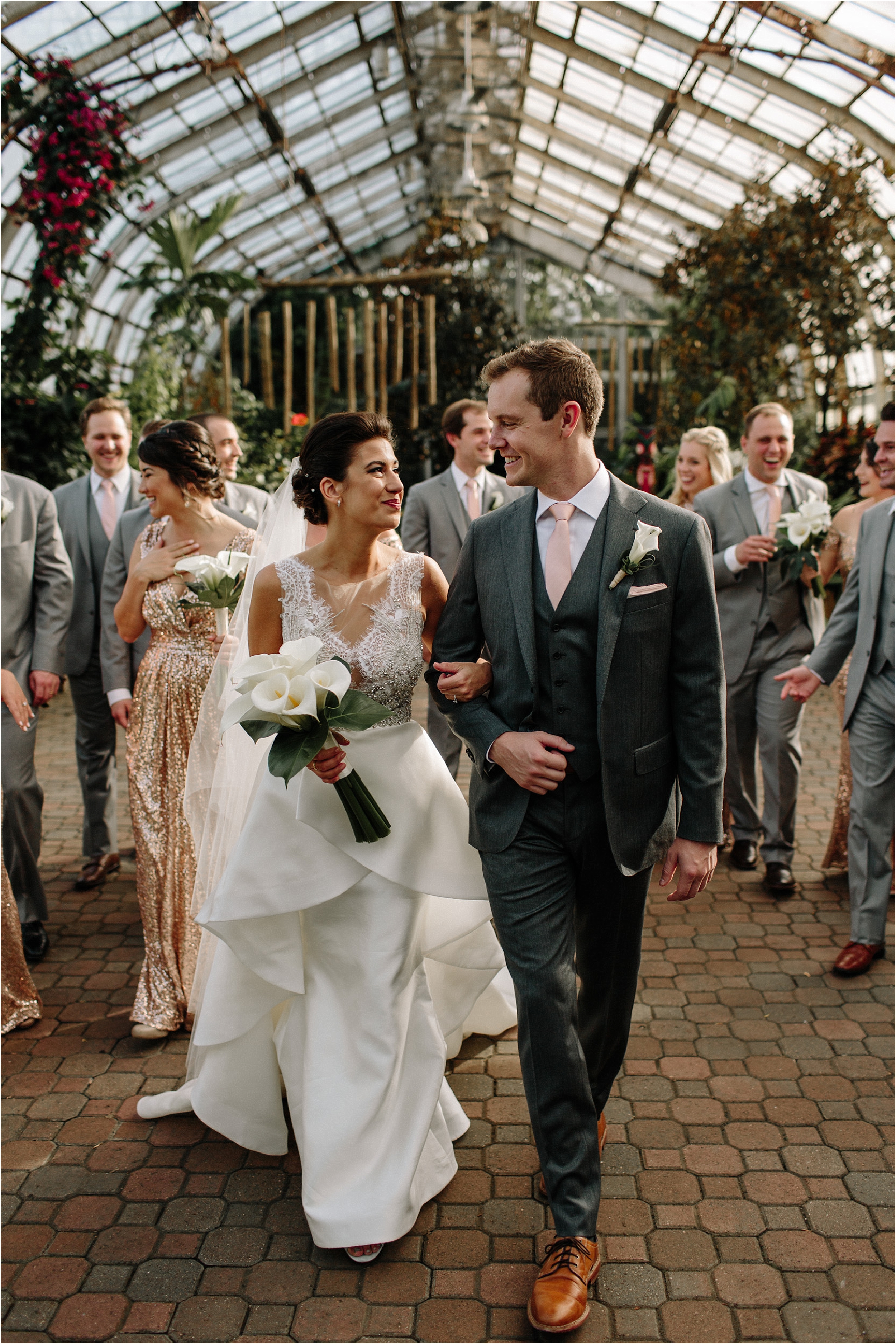 Lincoln Park Conservatory Chicago Wedding
