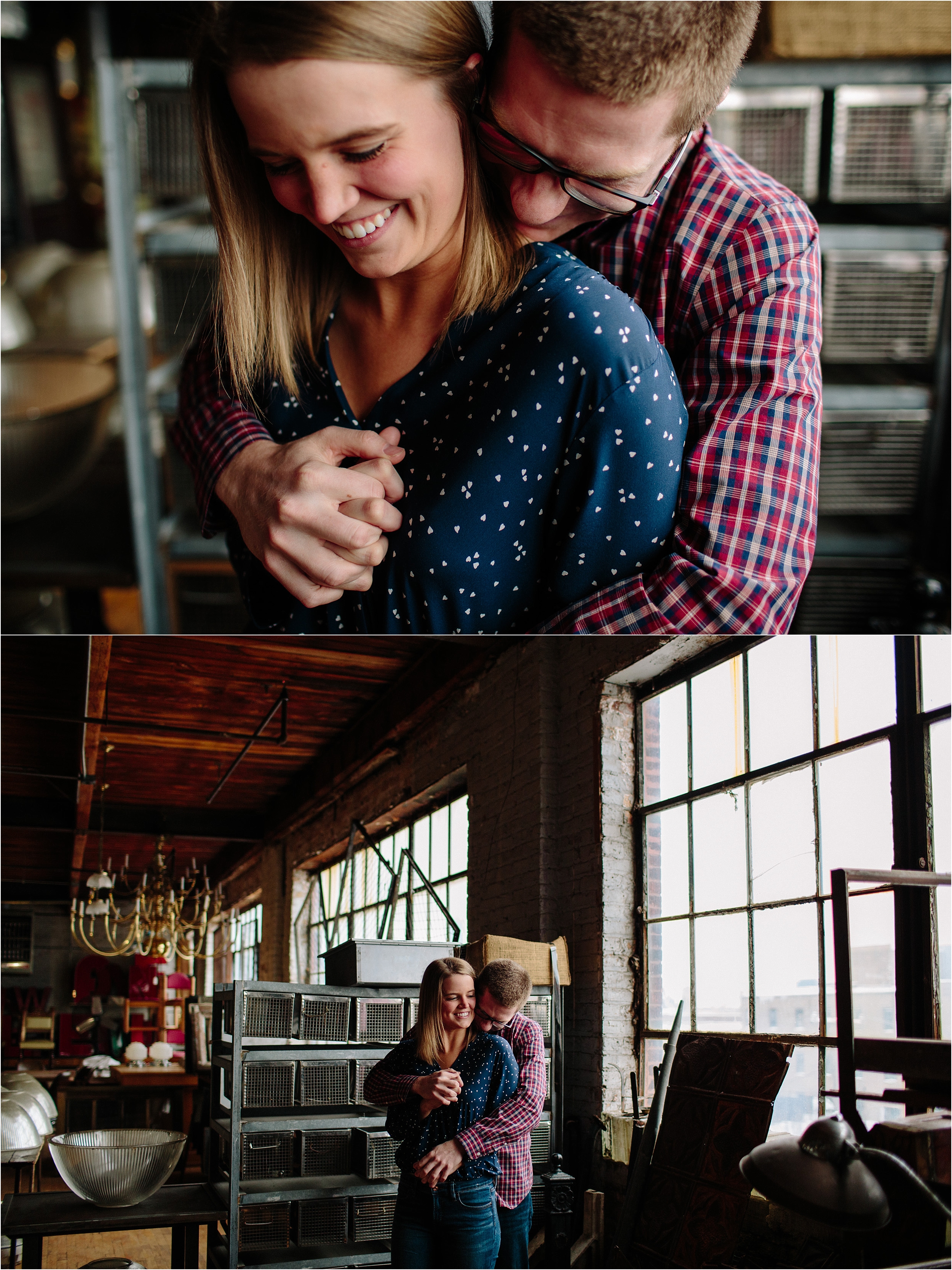 Salvage One Engagement Session, Chicago Wedding Photographer