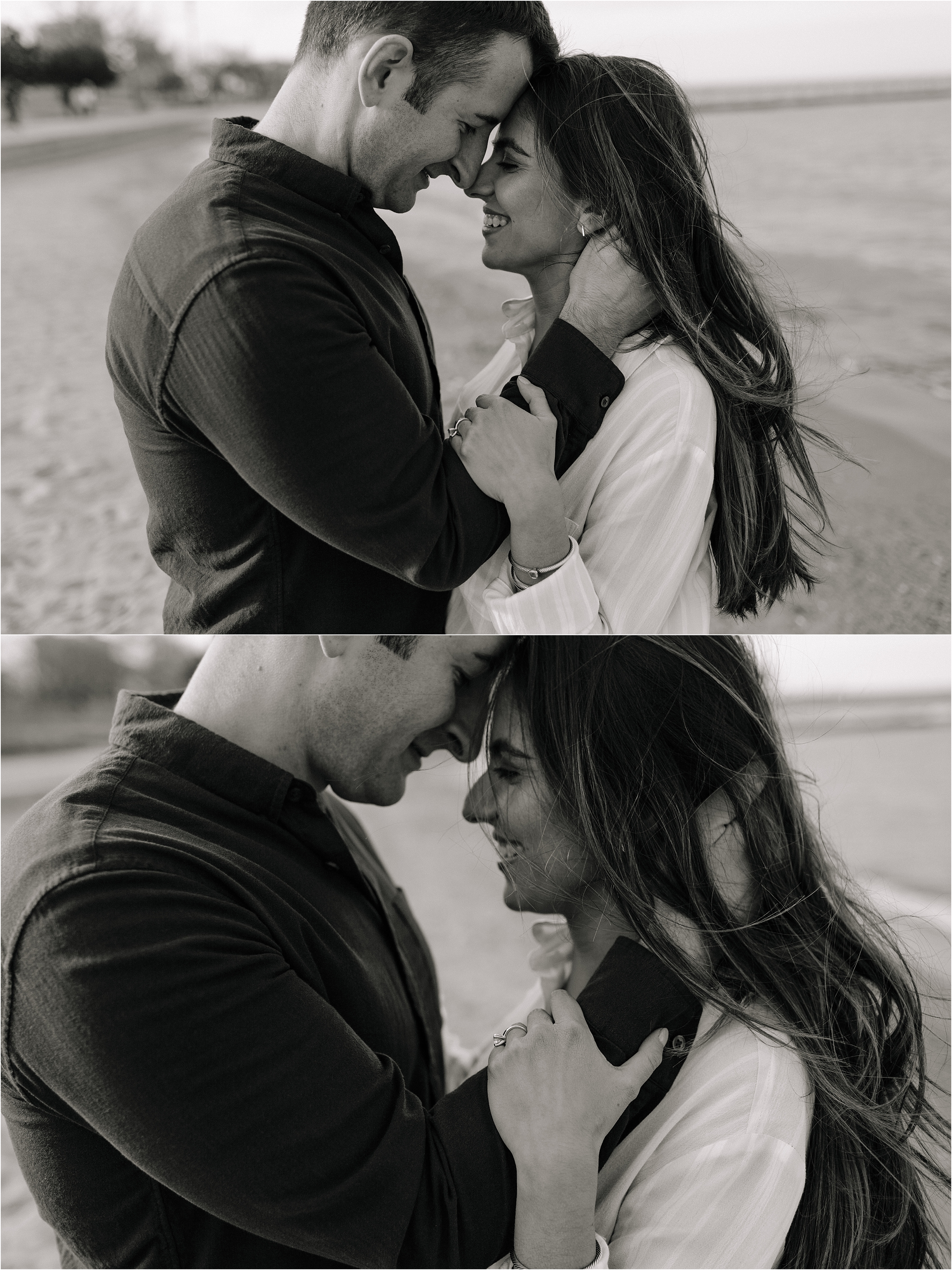 downtown Chicago engagement session