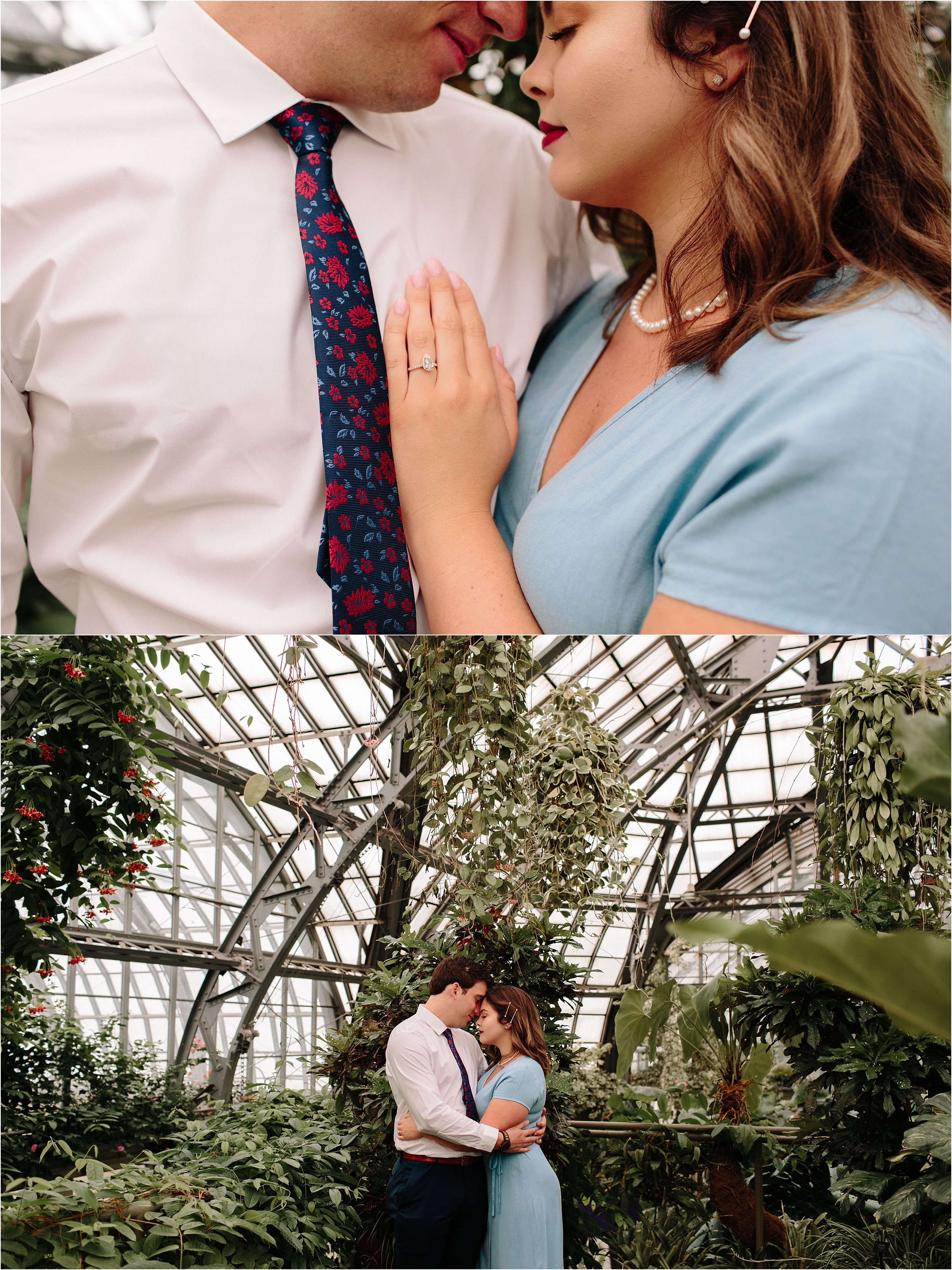 Garfield Park Conservatory Engagement Session