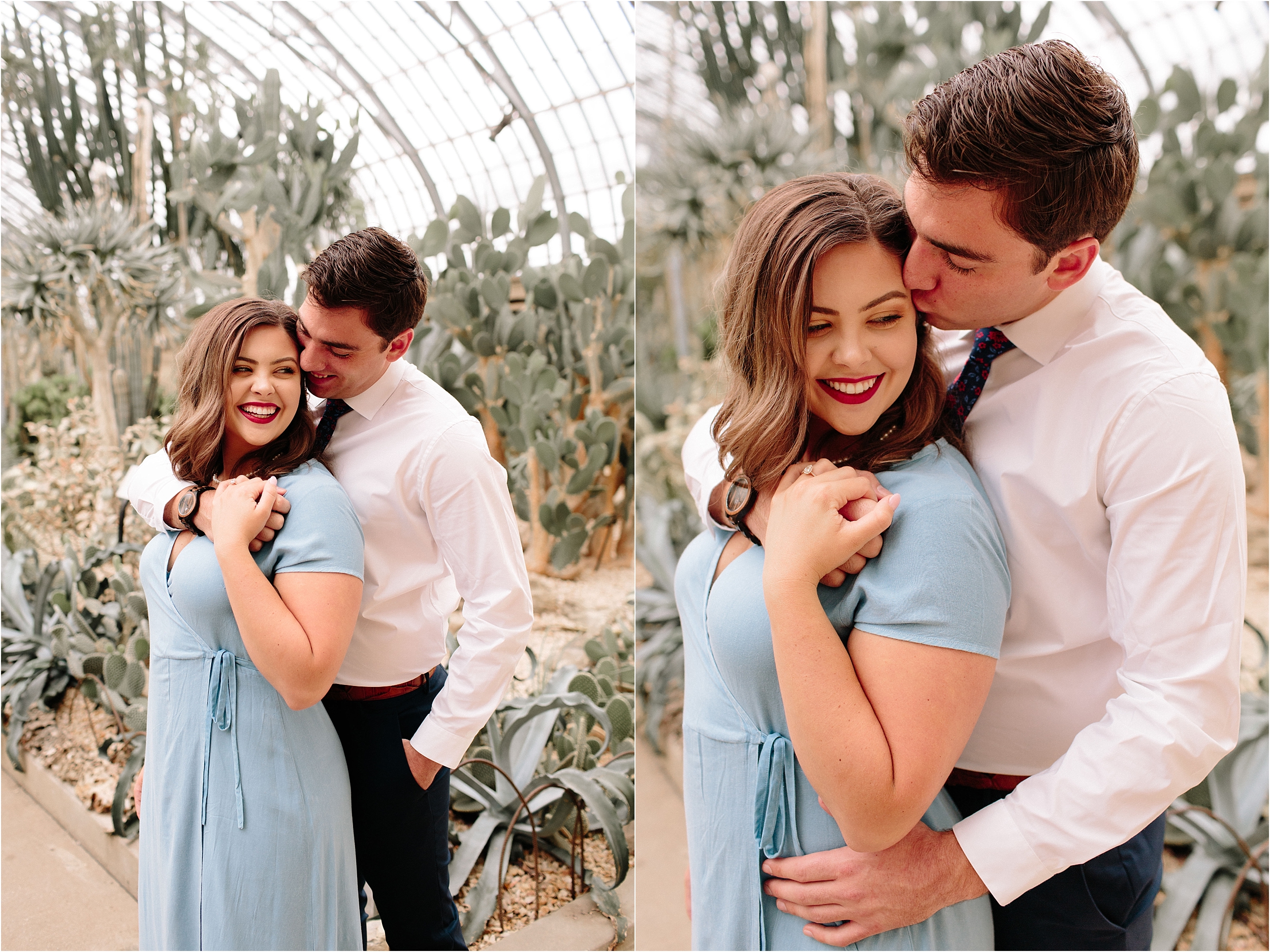 Garfield Park Conservatory Engagement Session