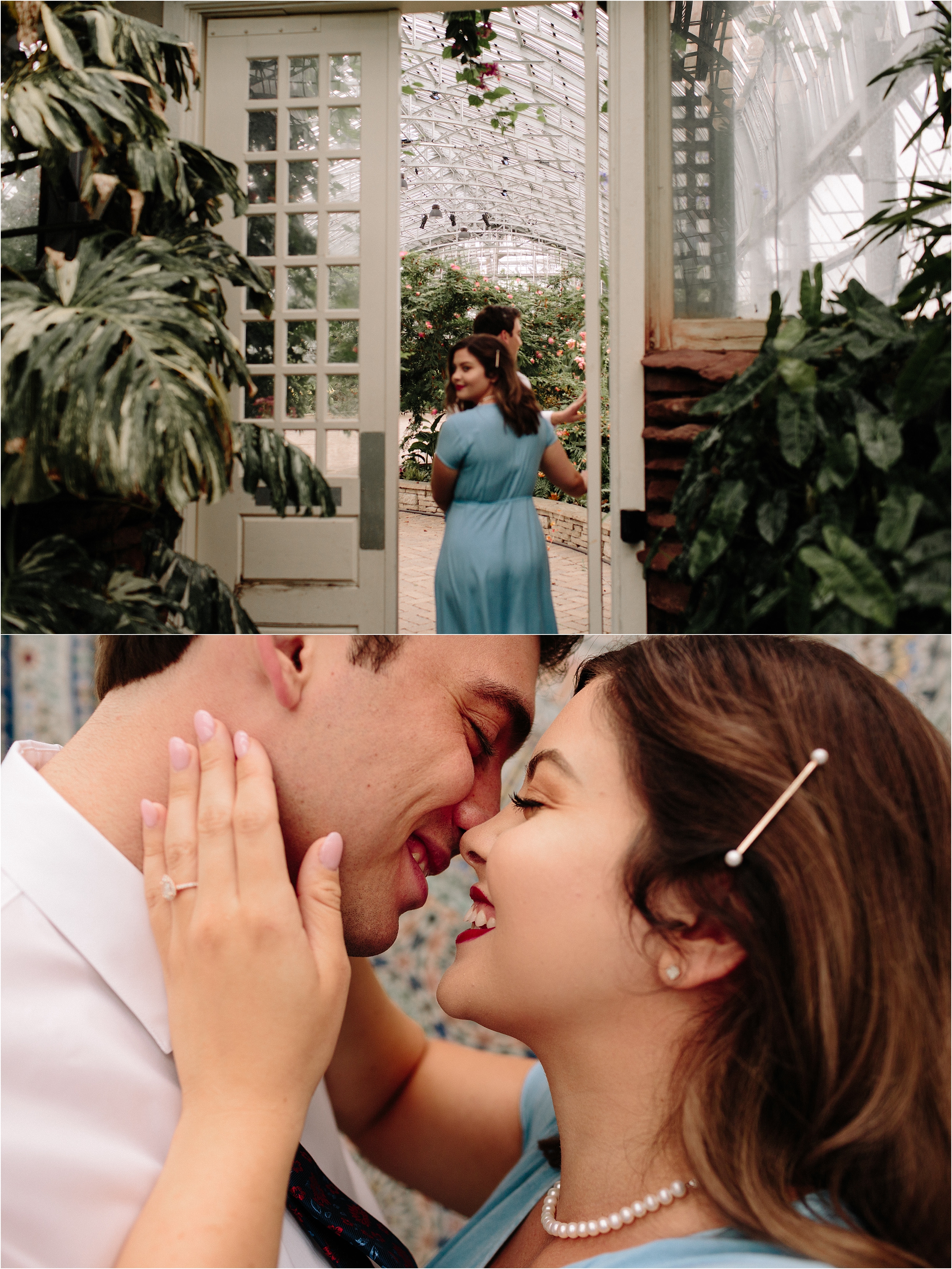 Garfield Park Conservatory Engagement Session