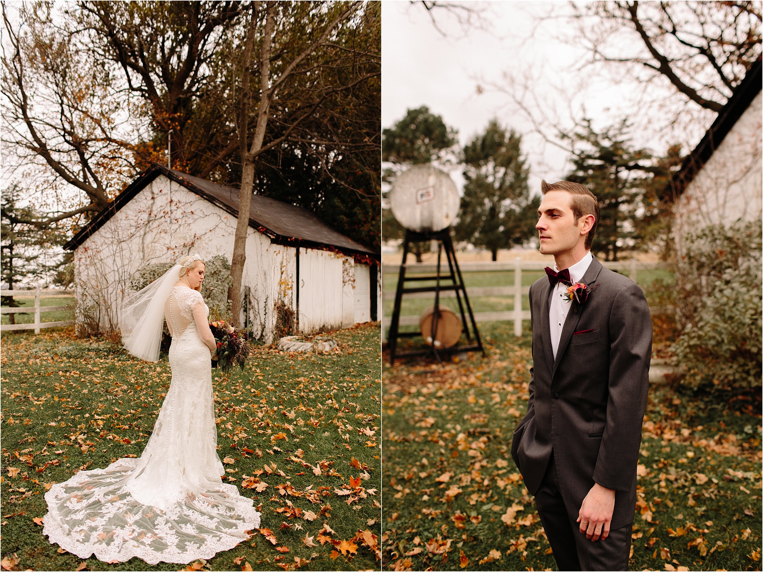 Northfork Farm Oswego, IL Fall Wedding