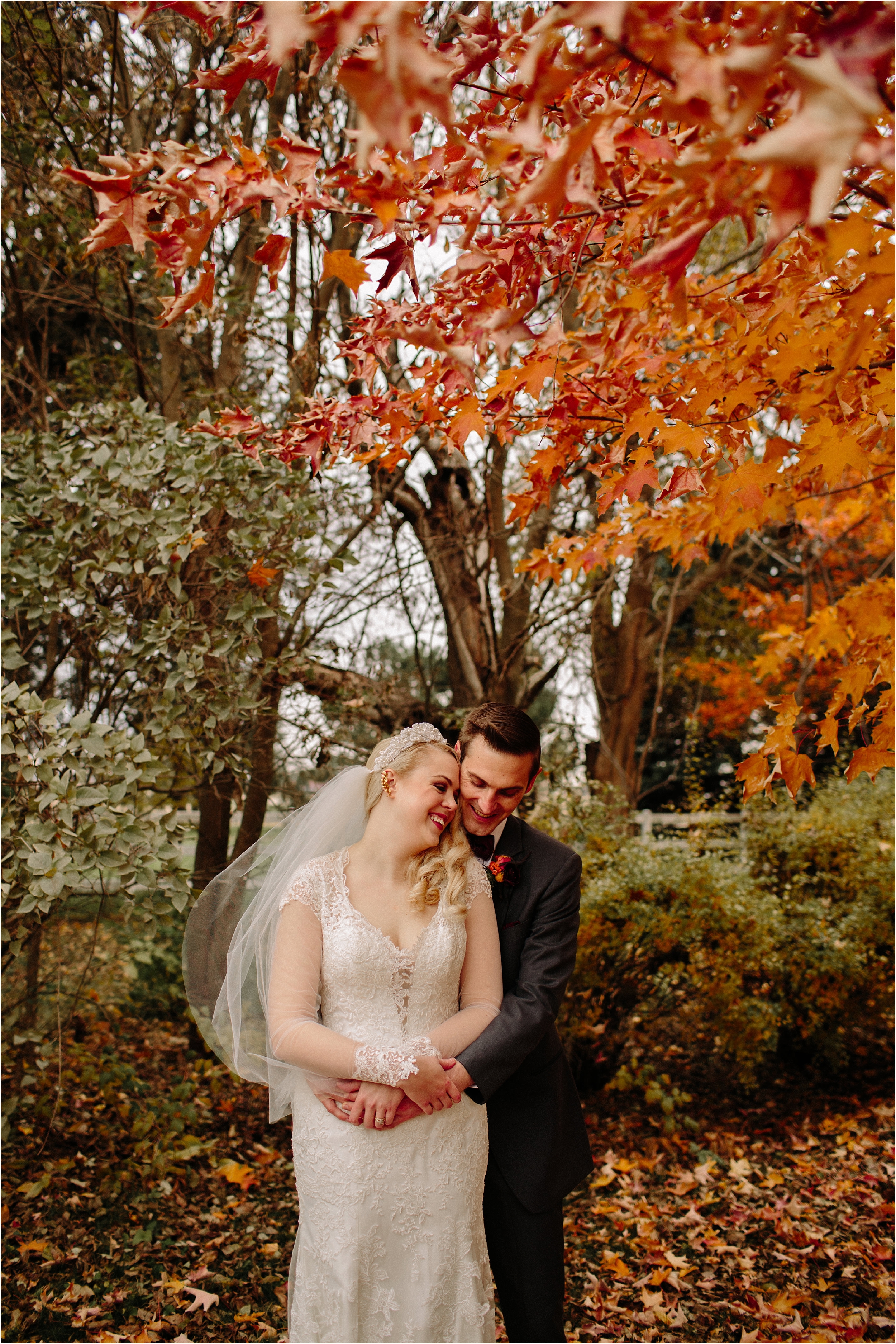 Northfork Farm Oswego, IL Fall Wedding