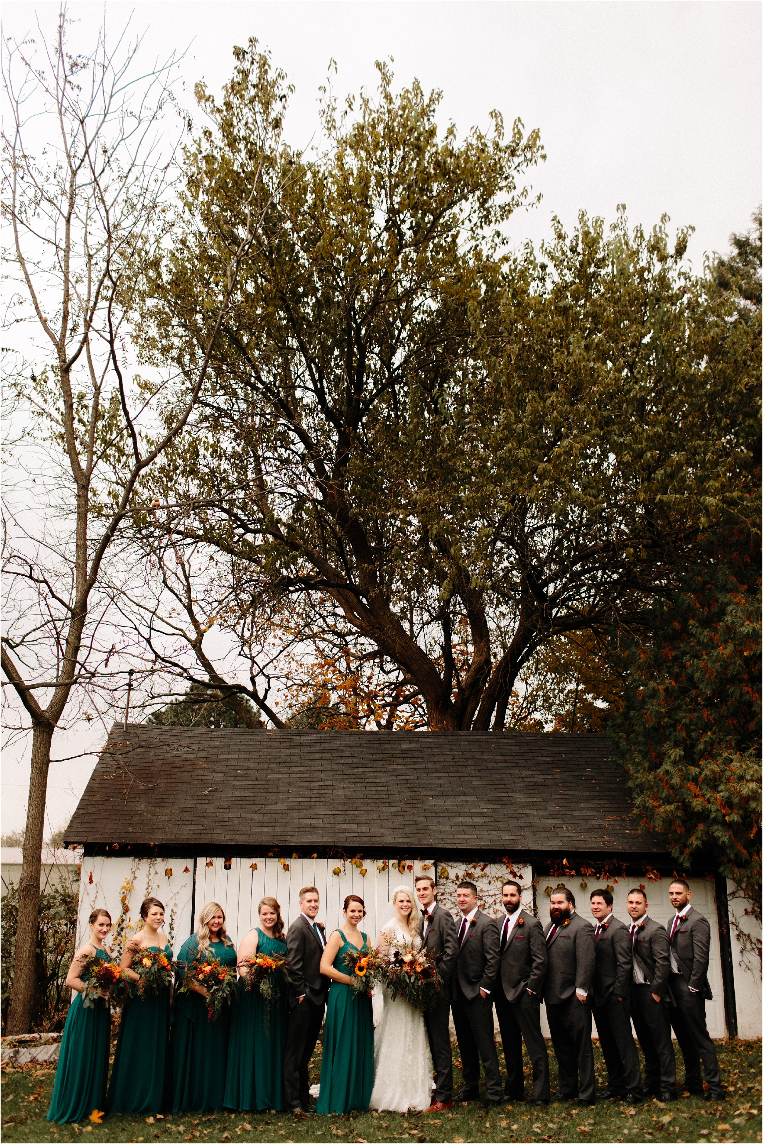 Northfork Farm Oswego, IL Fall Wedding