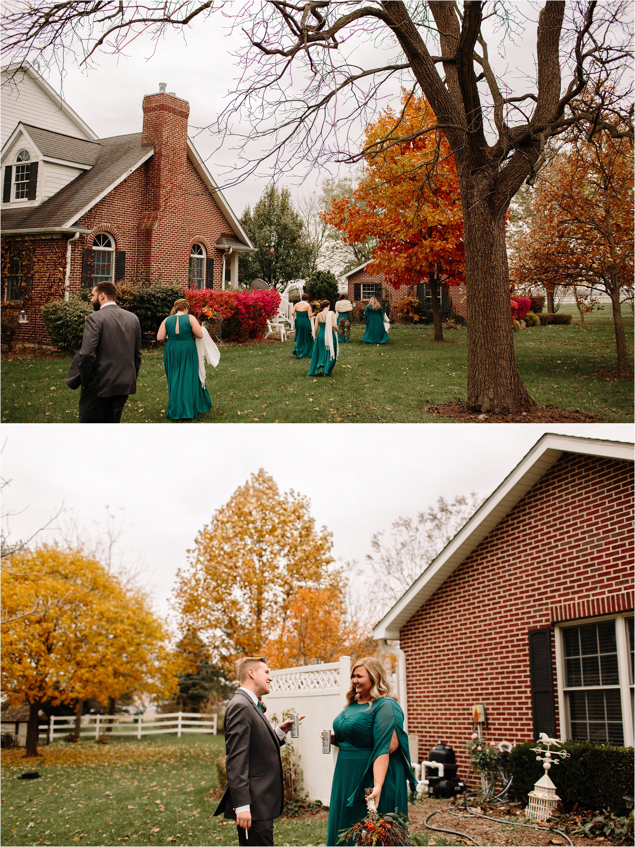 Northfork Farm Oswego, IL Fall Wedding