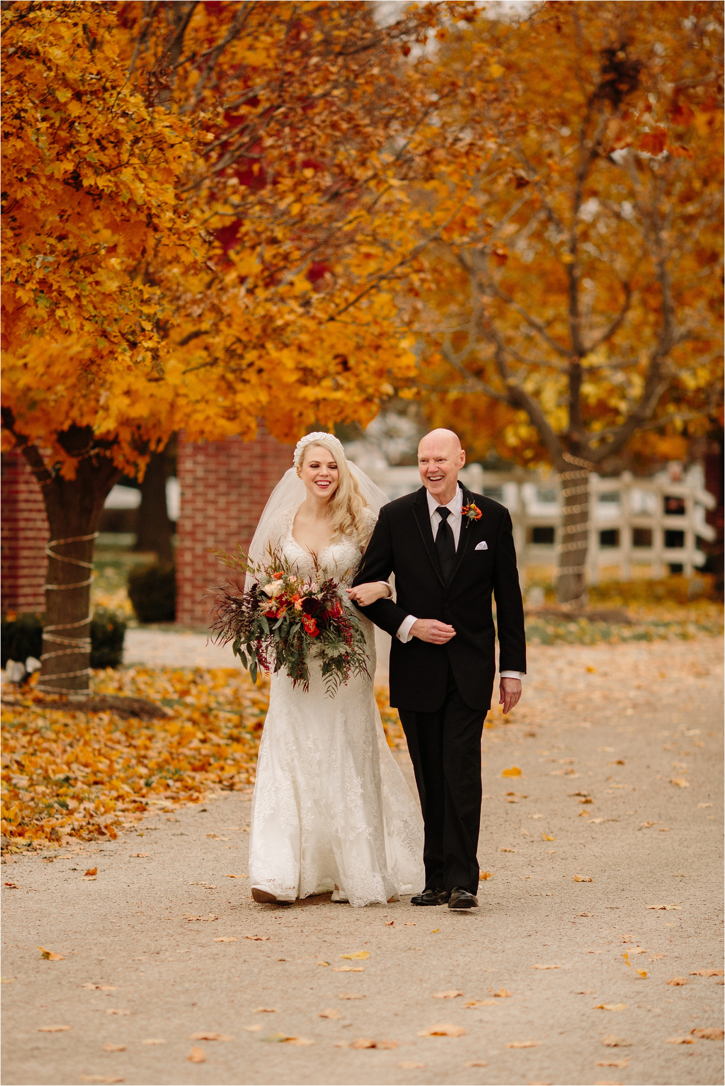 Northfork Farm Oswego, IL Fall Wedding