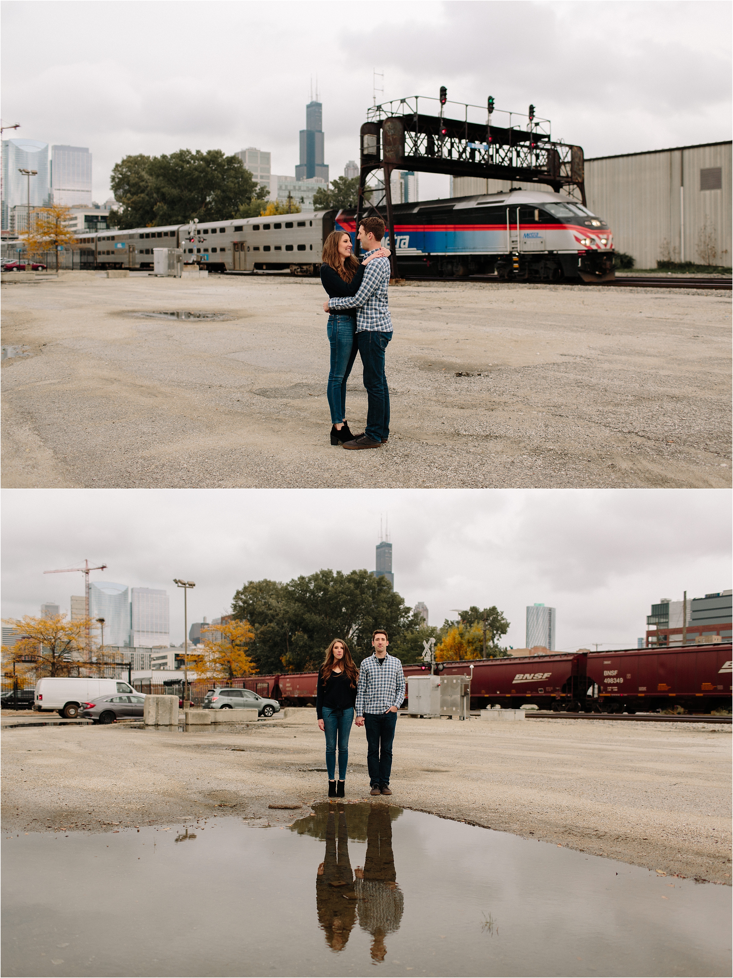 Fulton Market Chicago Engagement Session