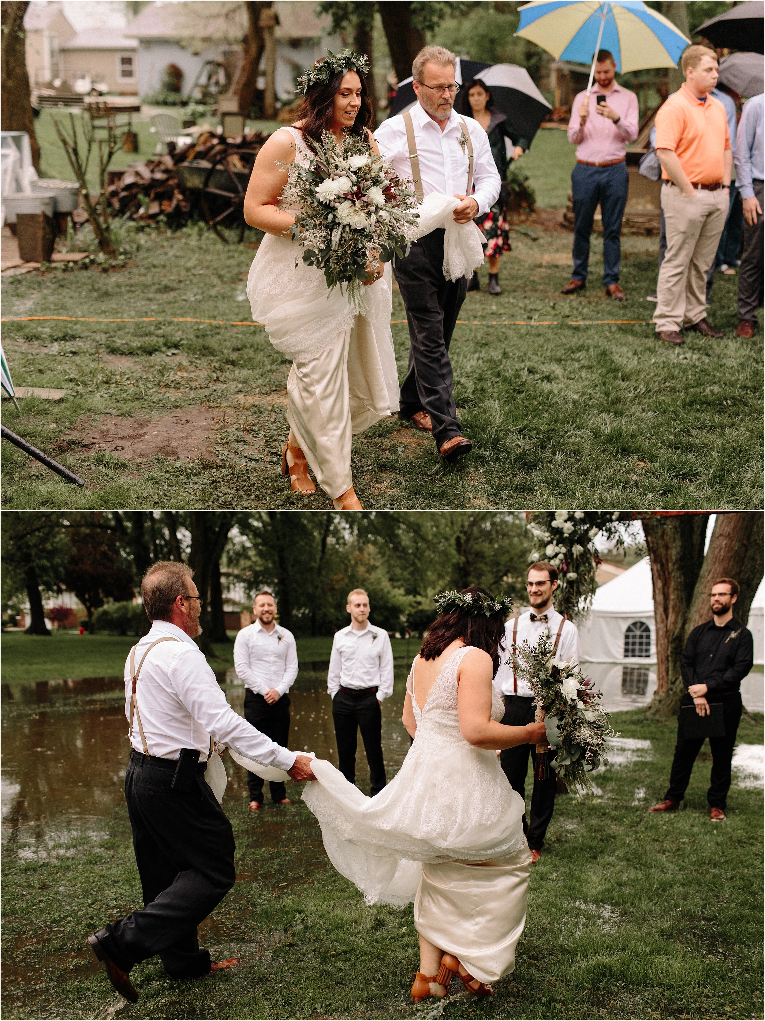 Chicago Illinois backyard wedding