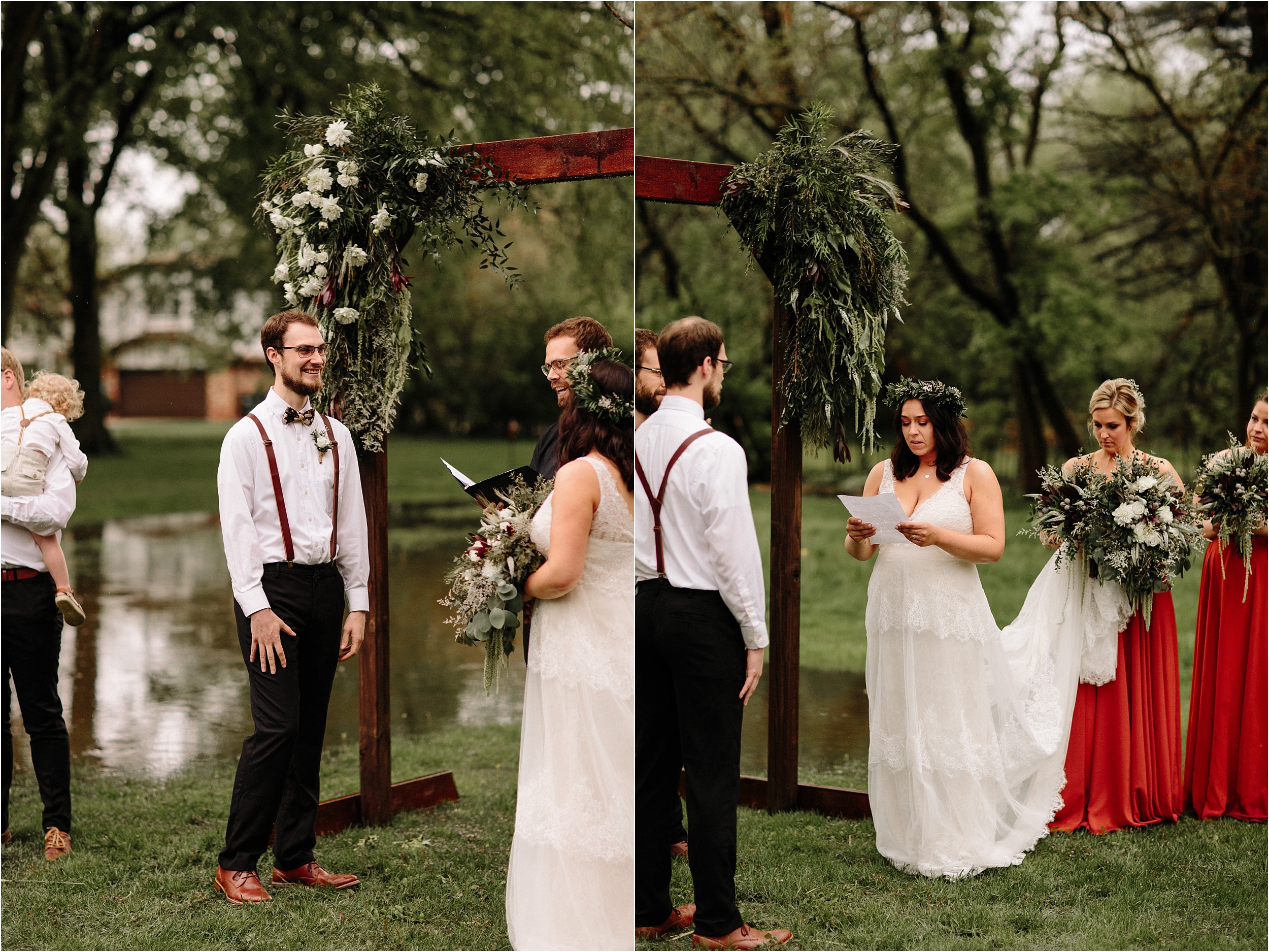 Chicago Illinois backyard wedding